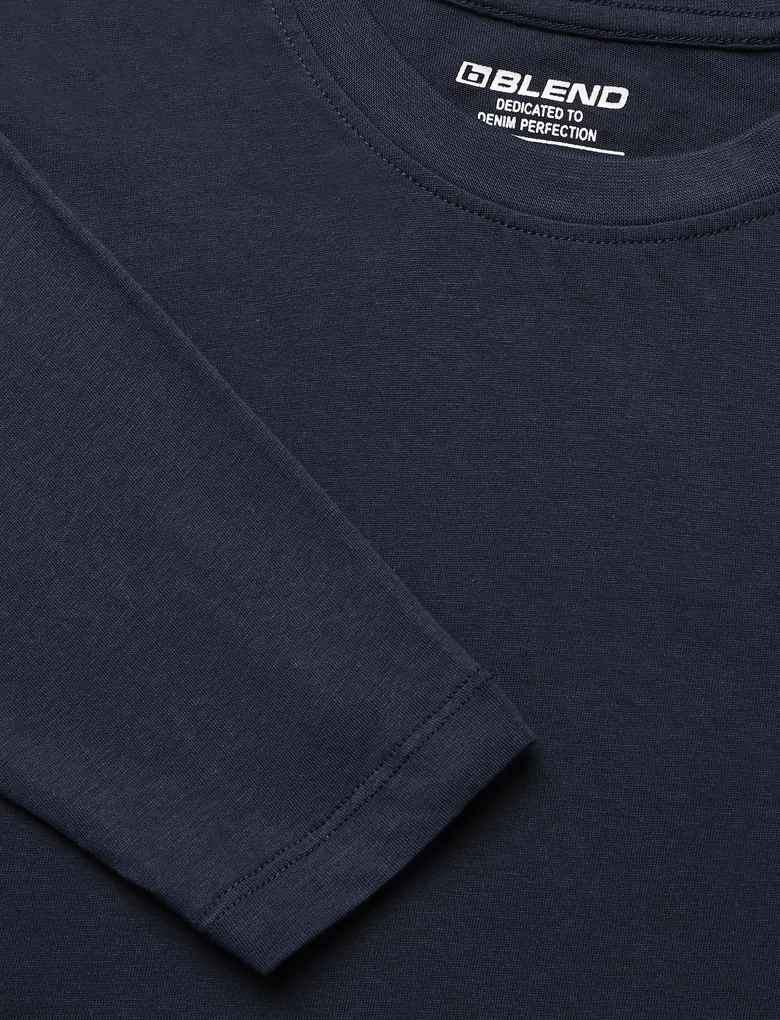 Blend - BHKIARAN L/S LOGO TEE - langärmelige t-shirts - salute - 2