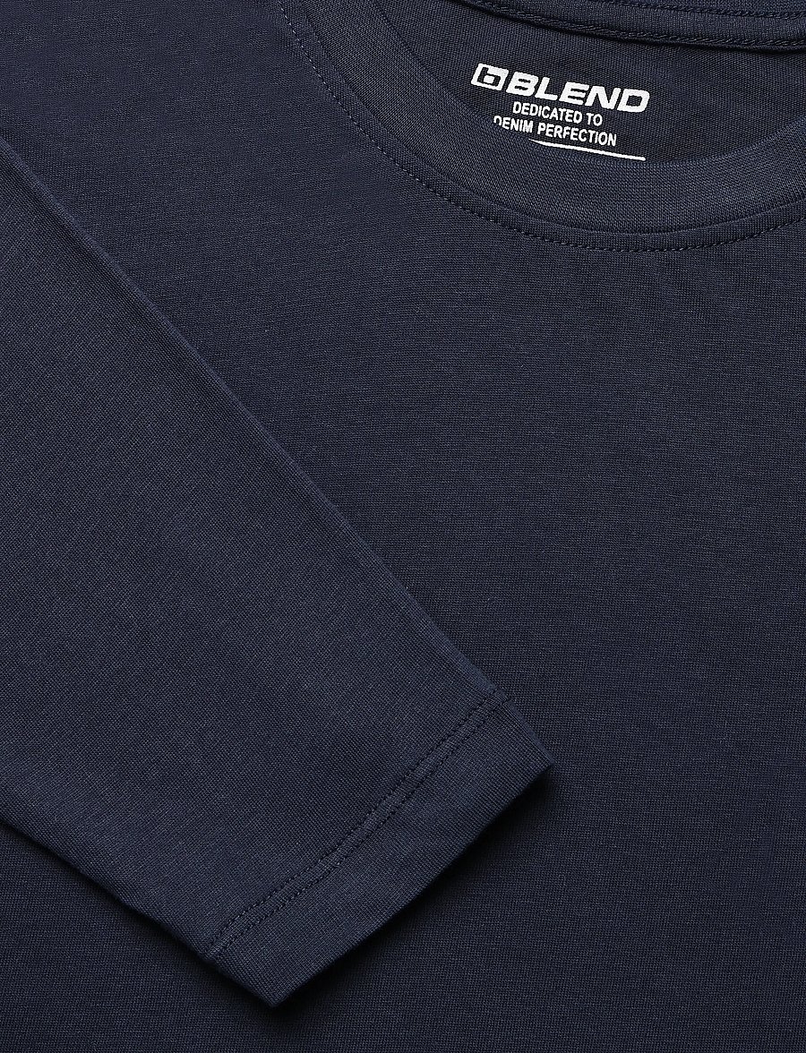 Blend - BHKIARAN L/S LOGO TEE - pikkade varrukatega t-särgid - salute - 2