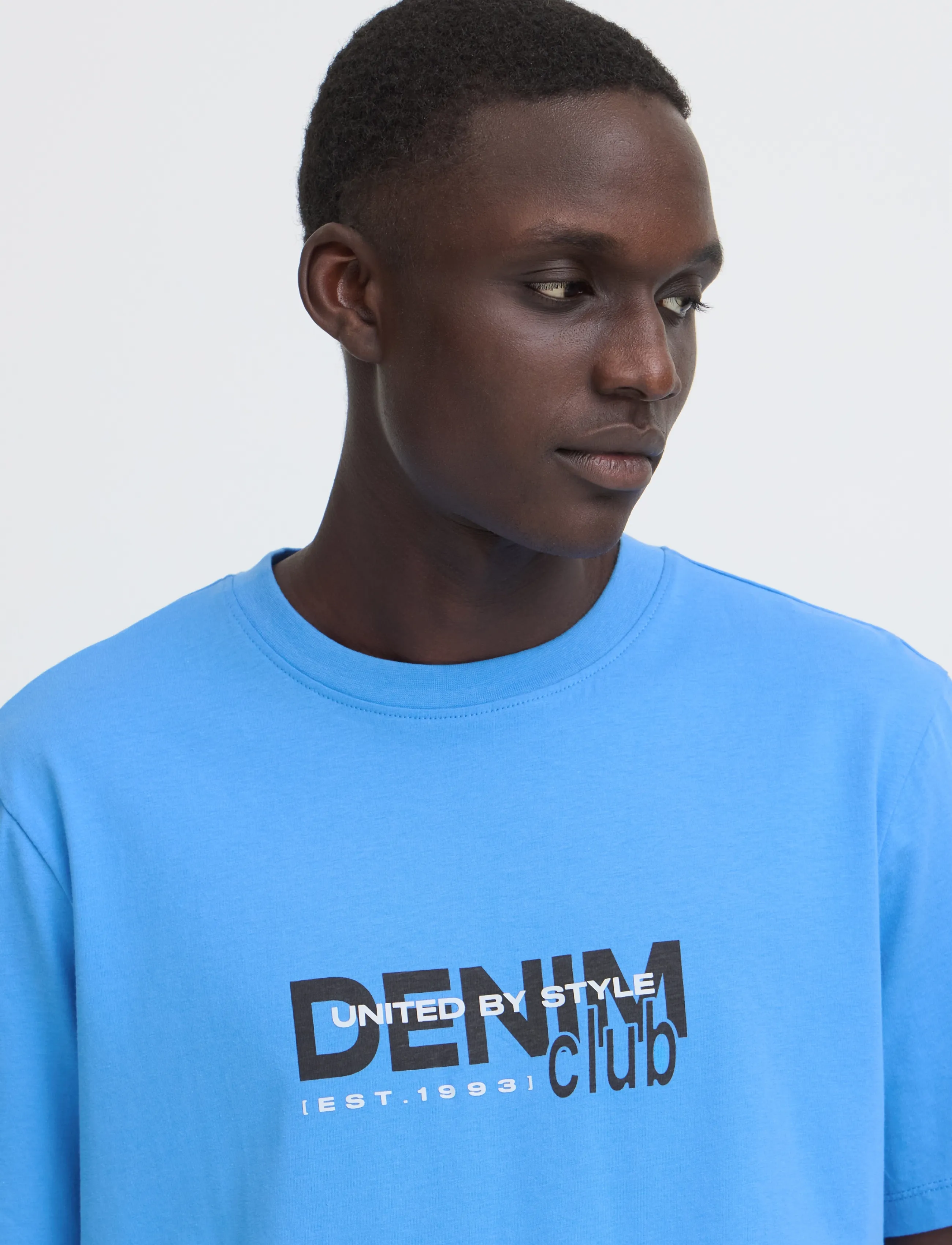 Blend - BHKASMIR S/S LOGO TEE - lühikeste varrukatega t-särgid - marina - 4