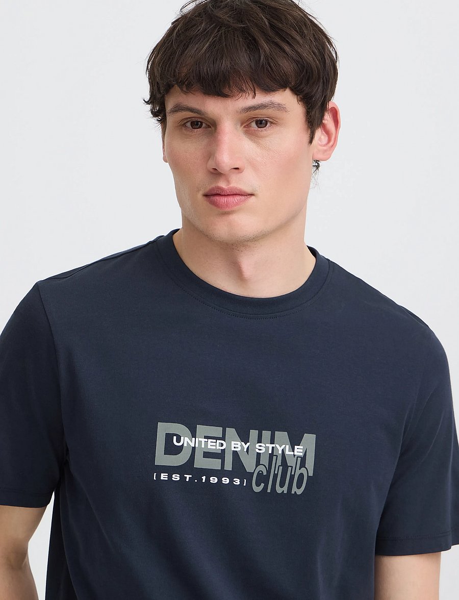Blend - BHKASMIR S/S LOGO TEE - lühikeste varrukatega t-särgid - salute - 4