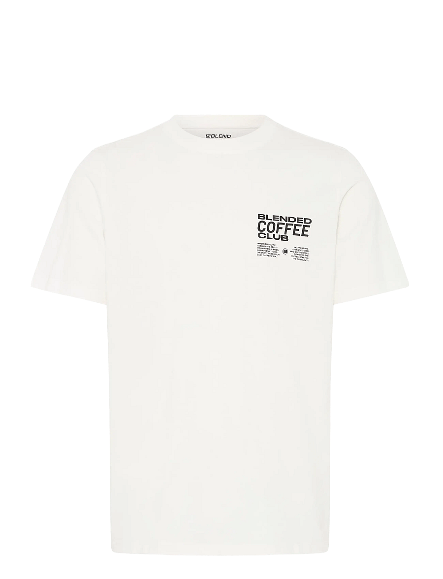 Blend - BHKENZO S/S GRAPHIC TEE - snow white - 1