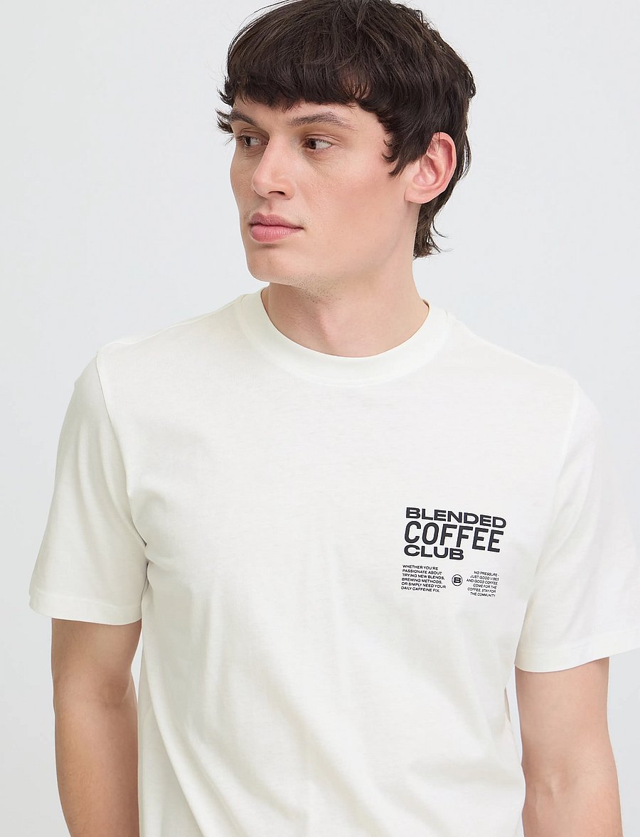 Blend - BHKENZO S/S GRAPHIC TEE - snow white - 5