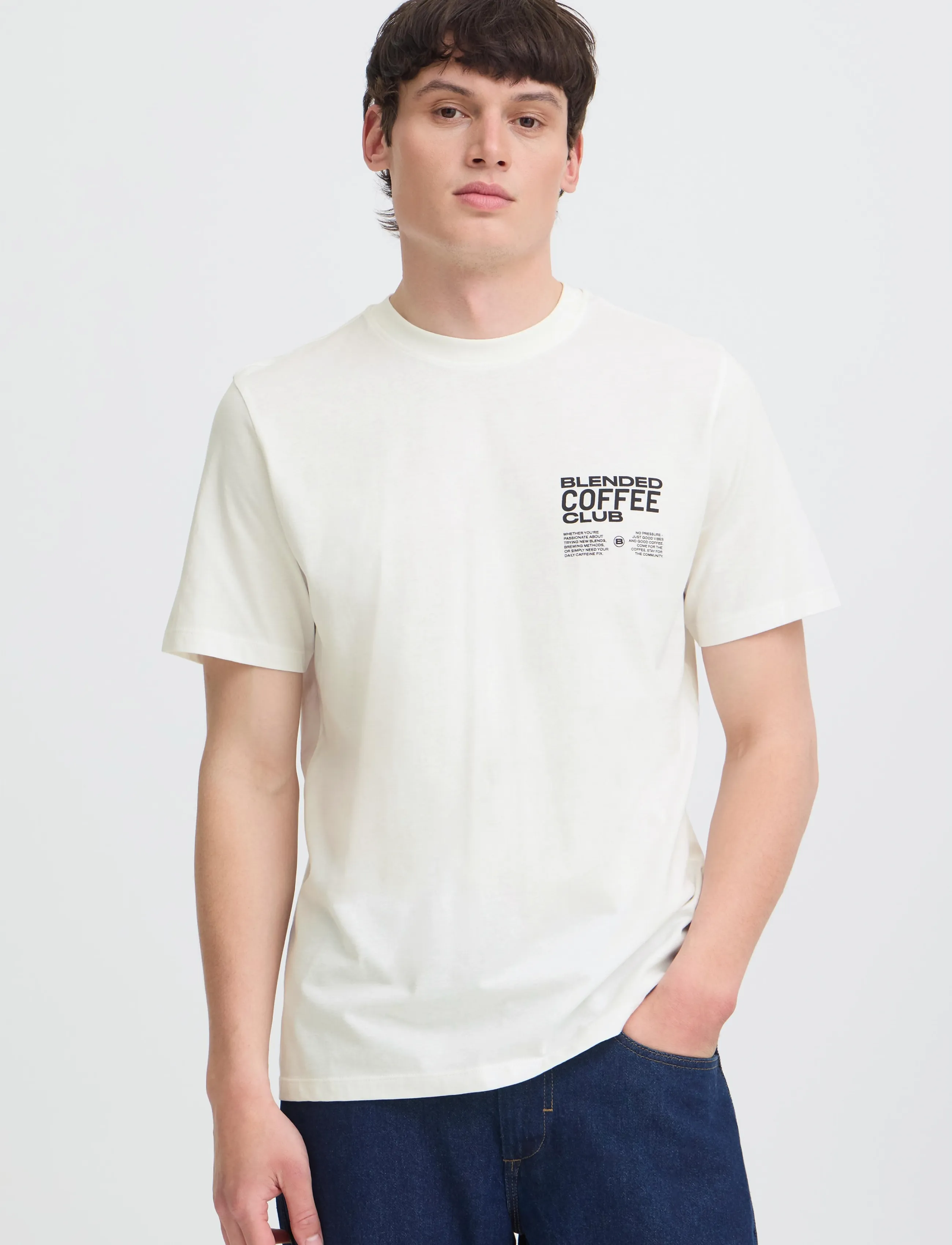 BLEND Bhkenzo S/S Graphic Tee t-shirts med tryck herr – bild 5