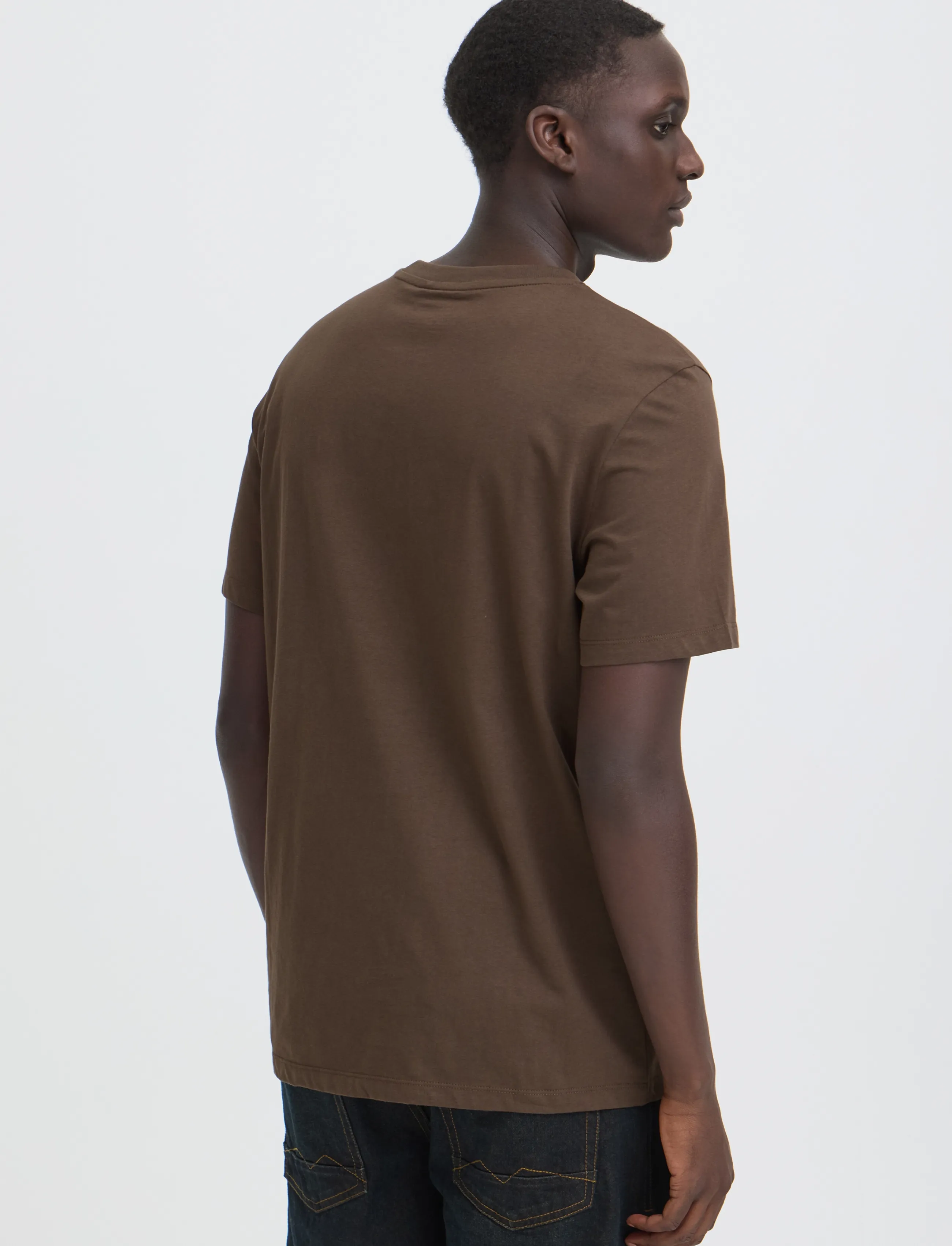 Blend - BHKENZO S/S GRAPHIC TEE - kortærmede t-shirts - turkish coffee - 3