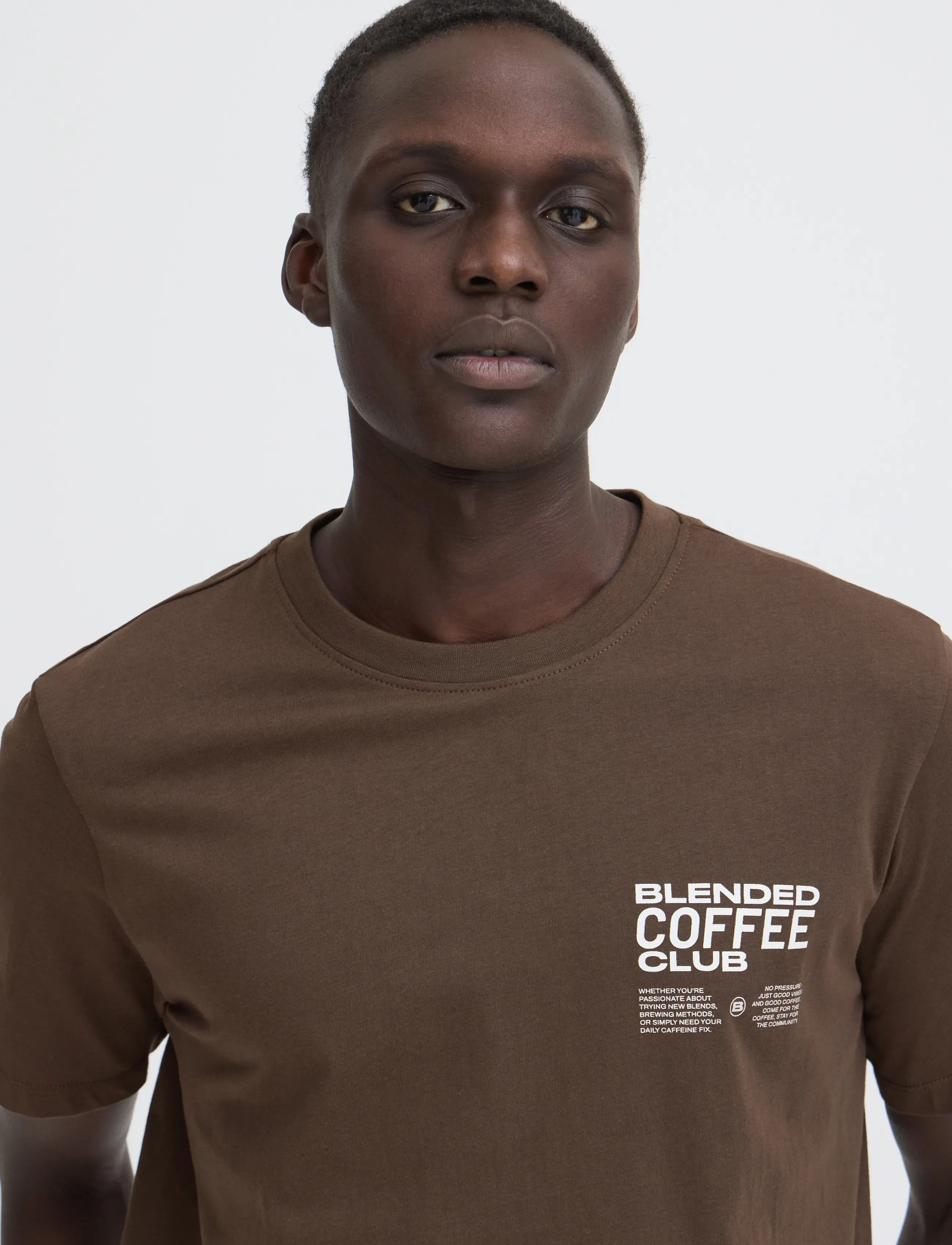 Blend - BHKENZO S/S GRAPHIC TEE - kortærmede t-shirts - turkish coffee - 4