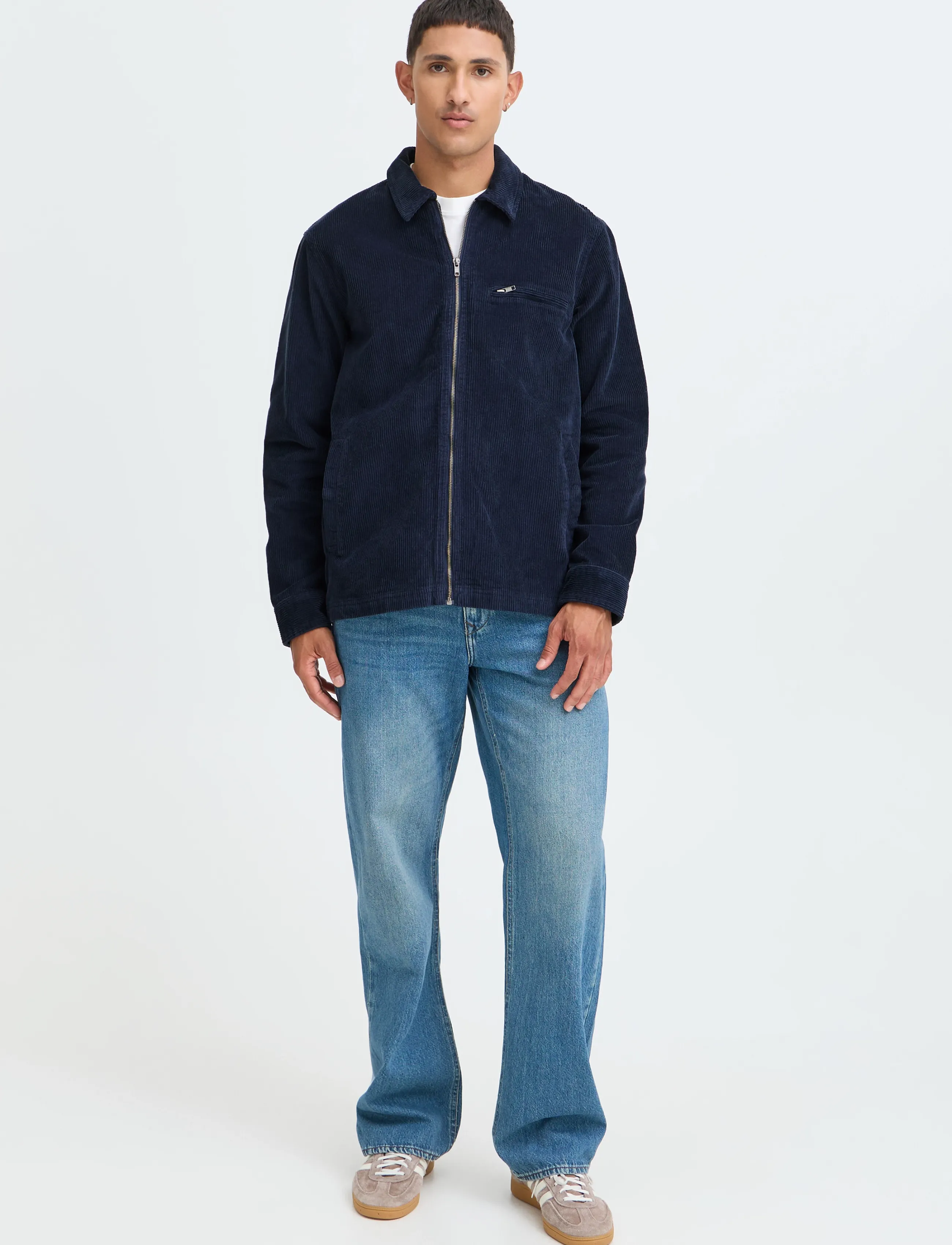 Blend BHFIFE CORDUROY JKT - Kleidung - SALUTE / navy