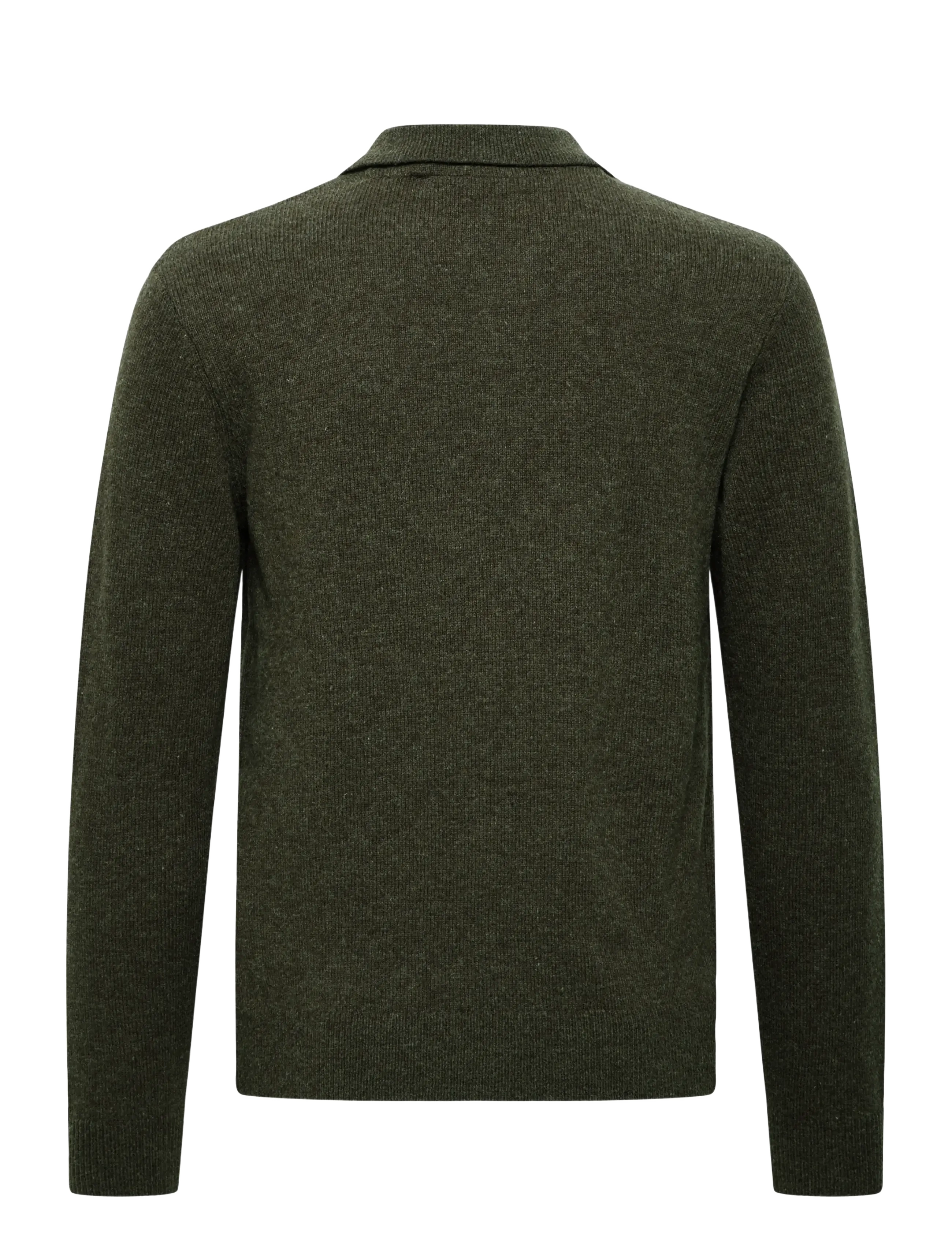 Blend - BHBRANKO POLO KNIT - pikkade varrukatega kootud polod - deep depths melange - 2