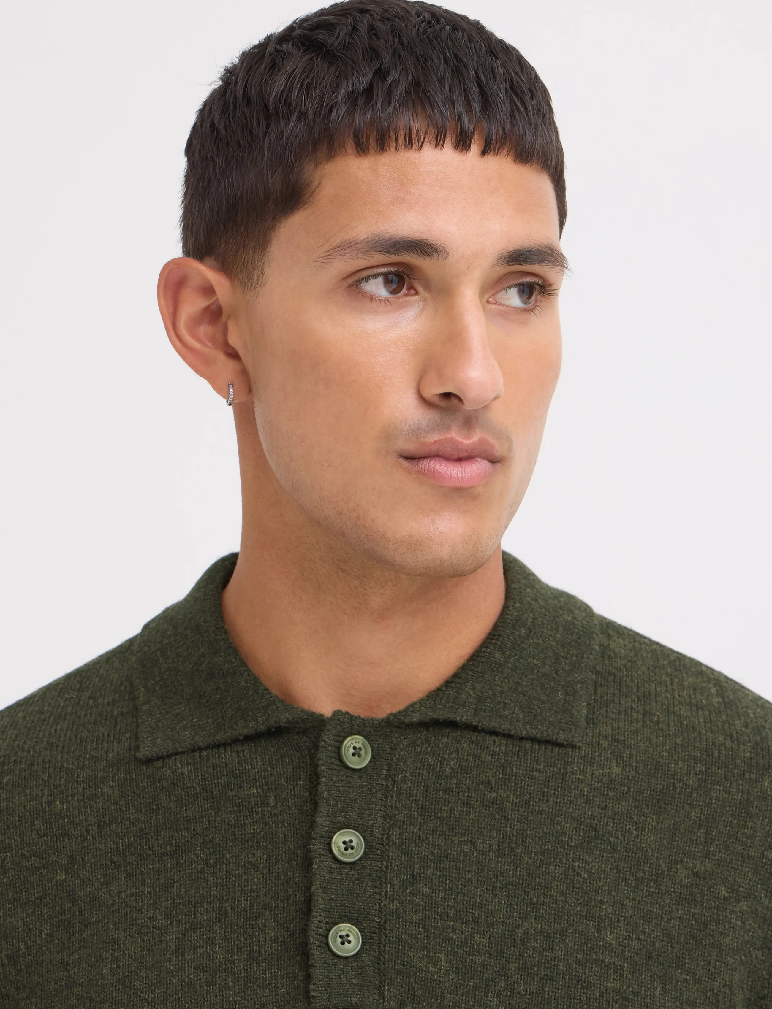 Blend - BHBRANKO POLO KNIT - pikkade varrukatega kootud polod - deep depths melange - 3
