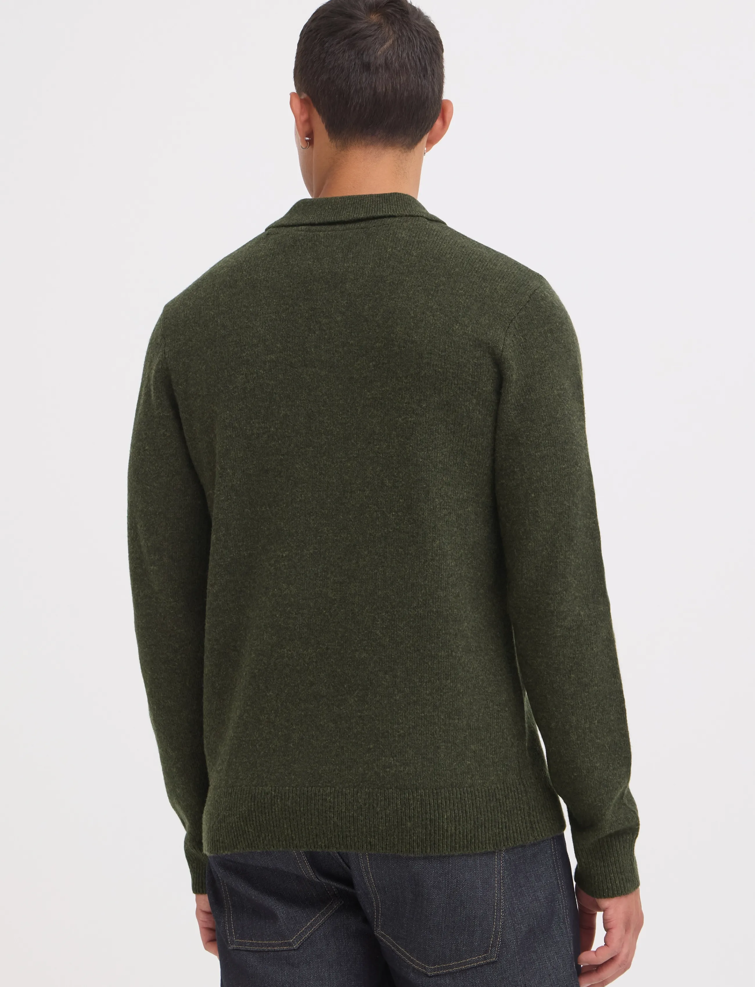 Blend - BHBRANKO POLO KNIT - pikkade varrukatega kootud polod - deep depths melange - 4