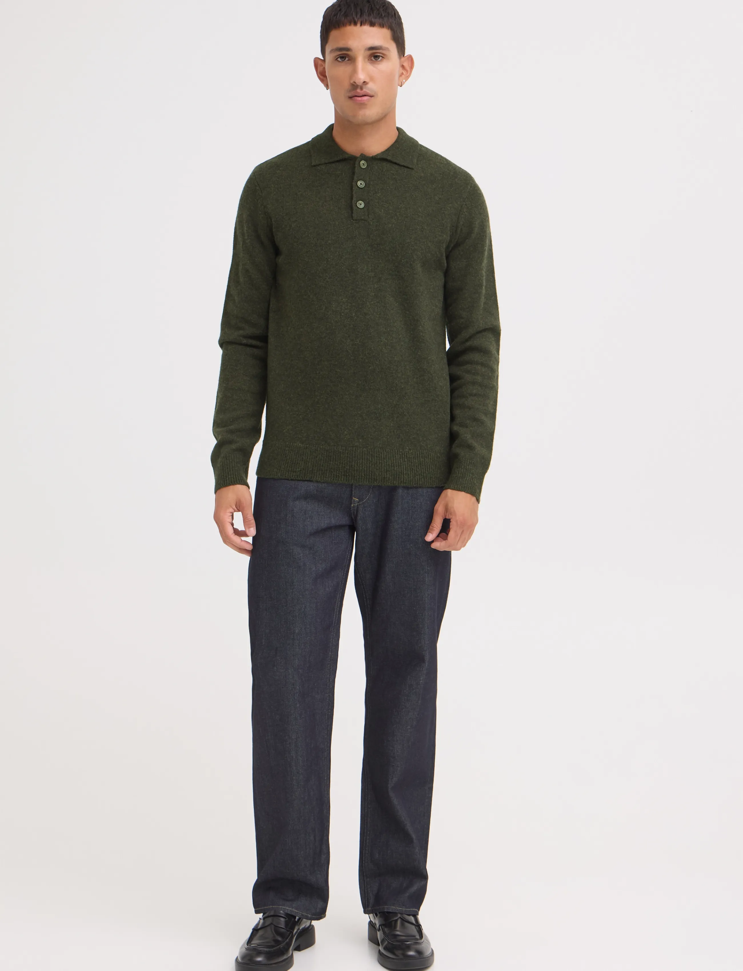 BLEND Bhbranko Polo Knit pikéer herr – bild 5