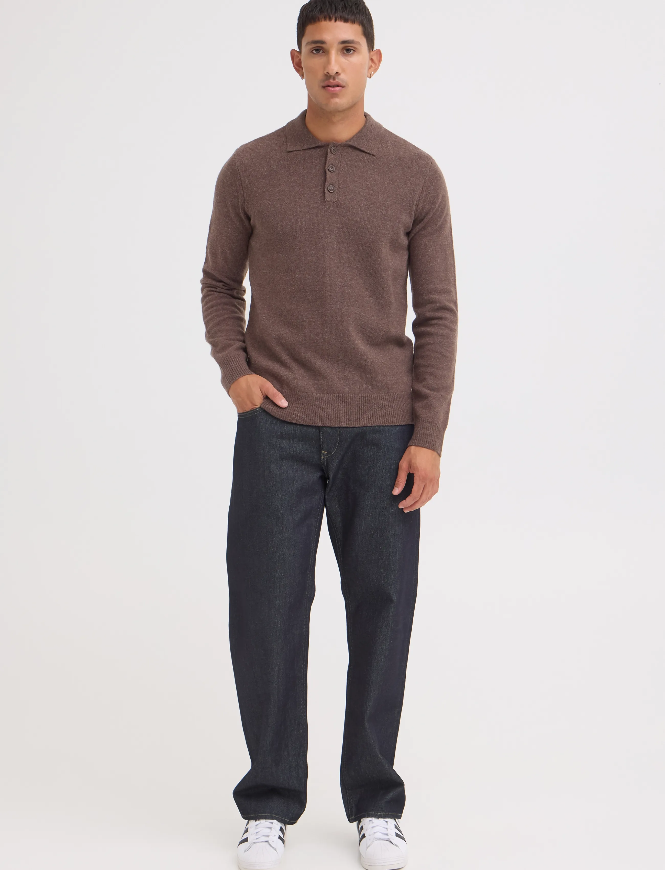 BLEND Bhbranko Polo Knit pikéer herr – bild 5