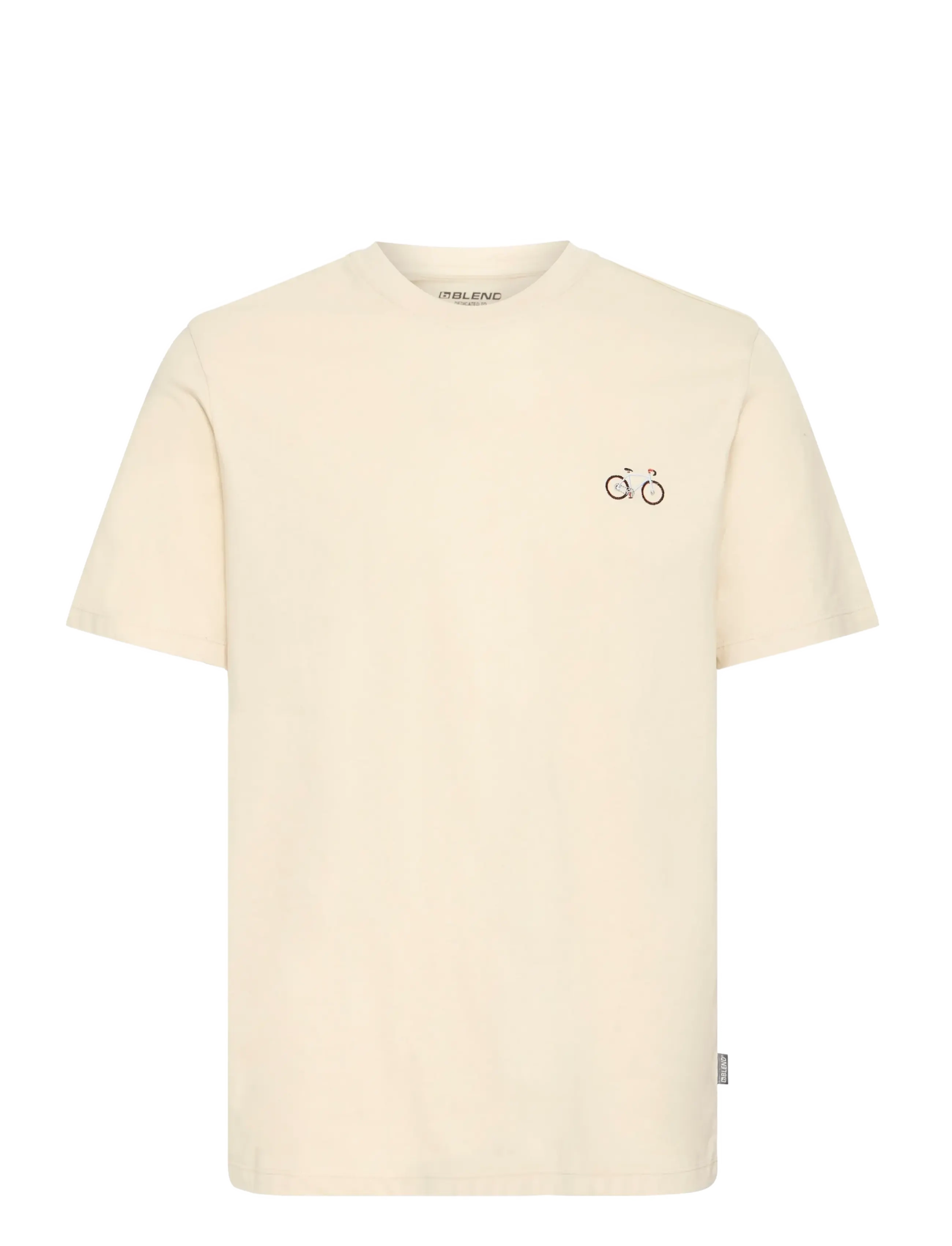 Blend - BHKENNARD S/S EMB TEE - oyster gray - 1