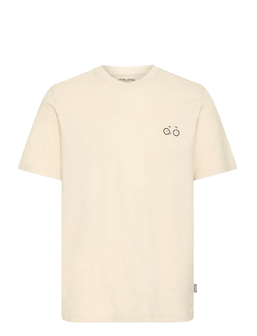 Blend - BHKENNARD S/S EMB TEE - oyster gray - 1