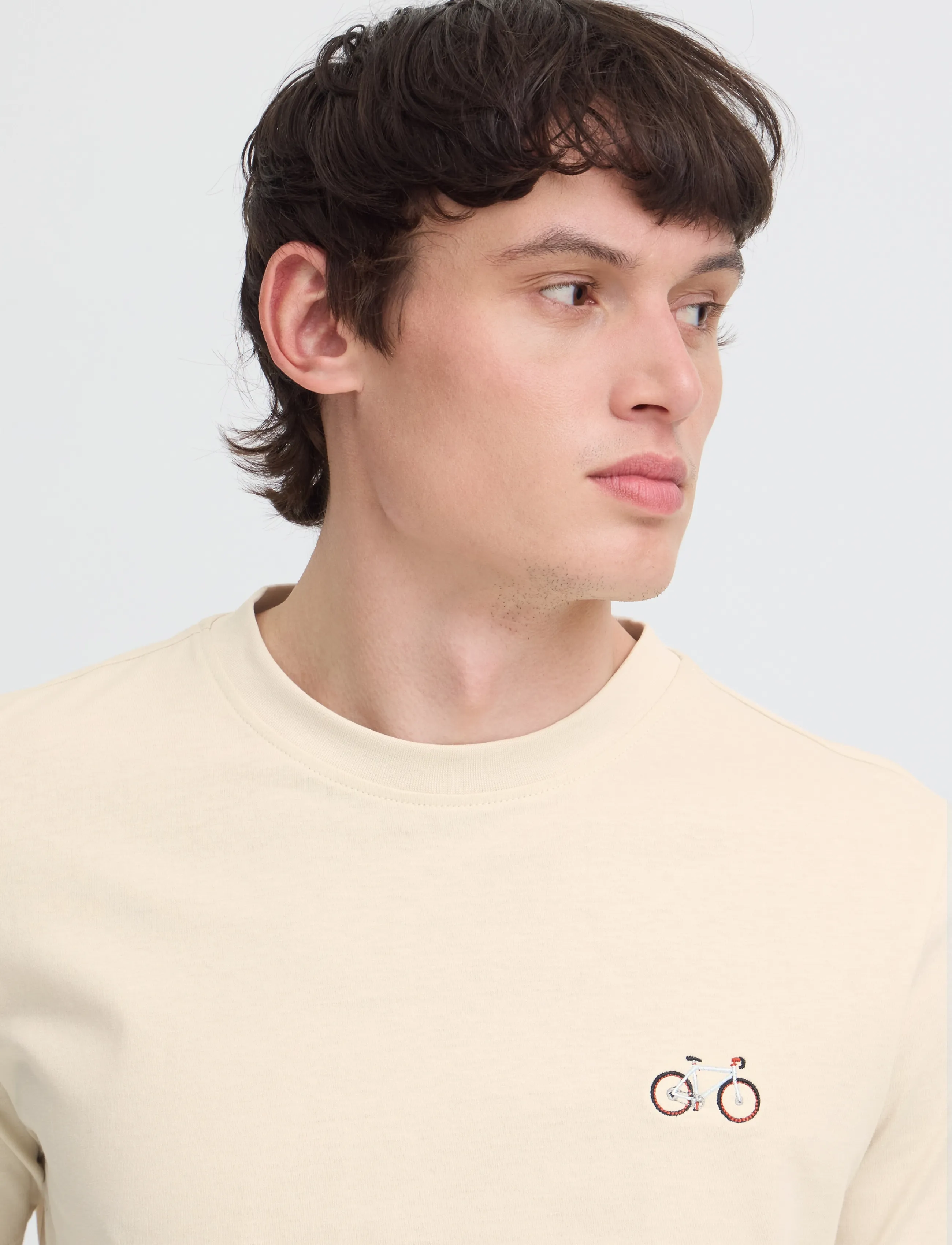 Blend - BHKENNARD S/S EMB TEE - oyster gray - 4