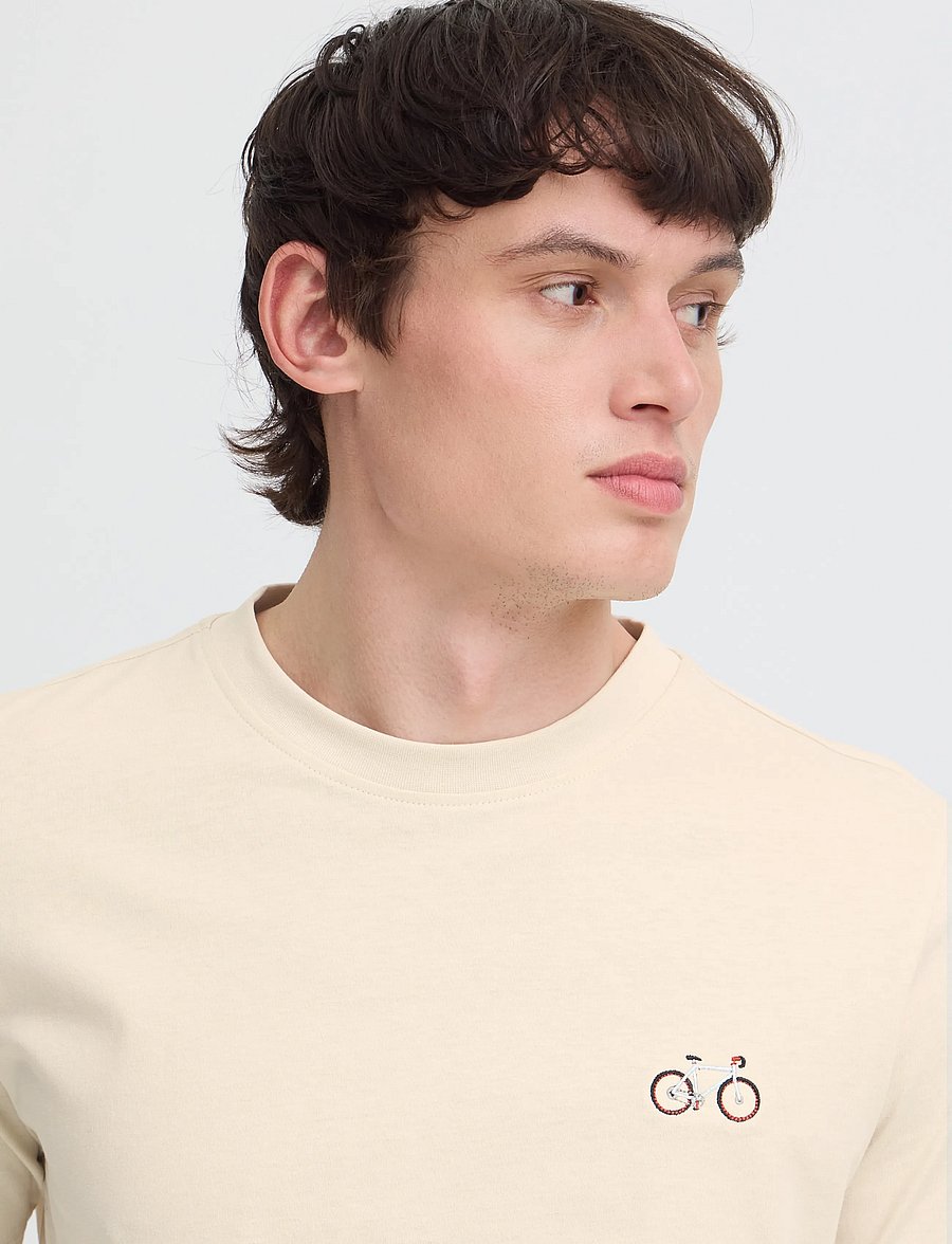 Blend - BHKENNARD S/S EMB TEE - oyster gray - 4