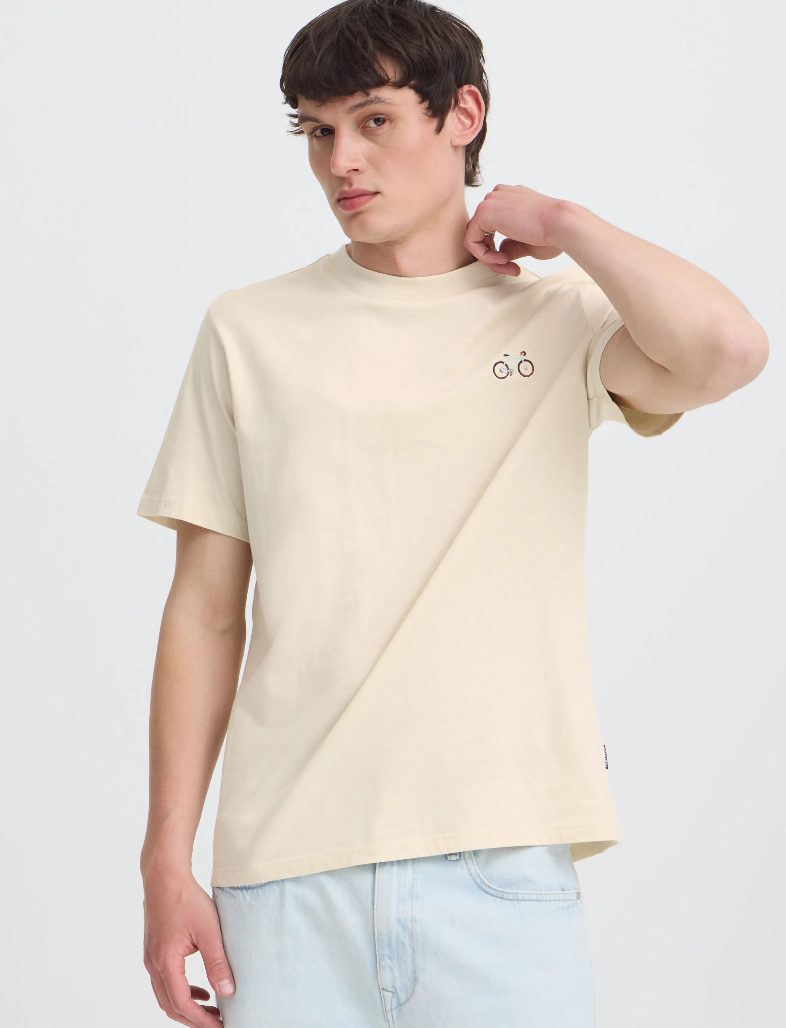 Blend - BHKENNARD S/S EMB TEE - oyster gray - 5