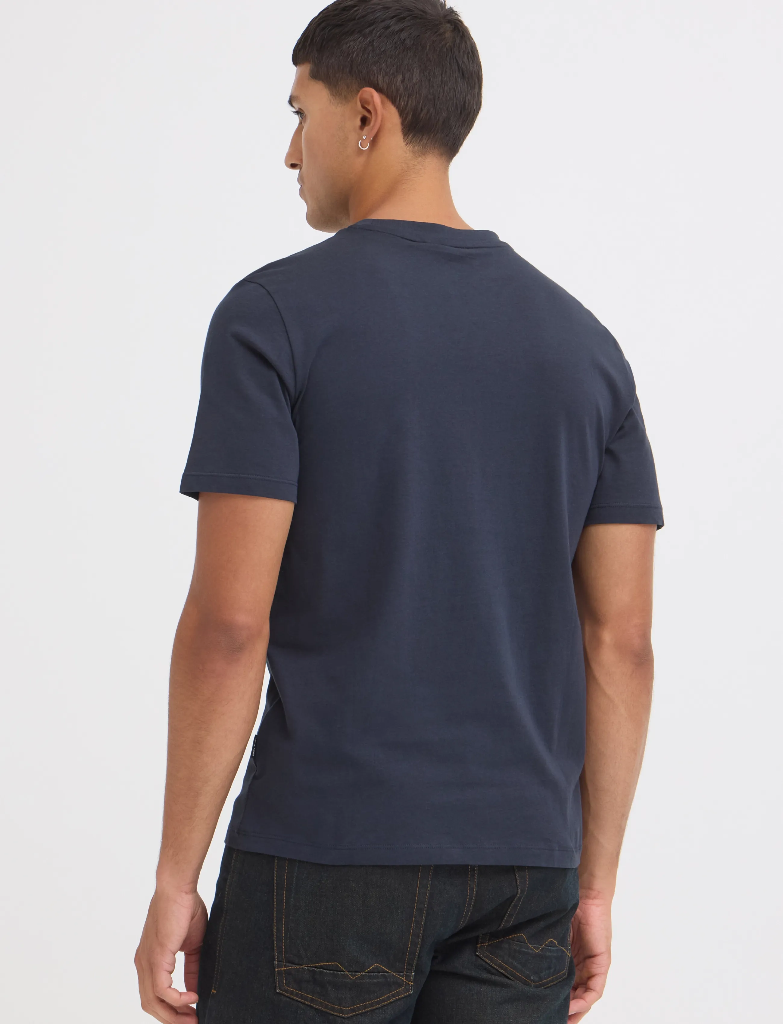 Blend - BHKENNARD S/S EMB TEE - kortärmade t-shirts - salute - 5