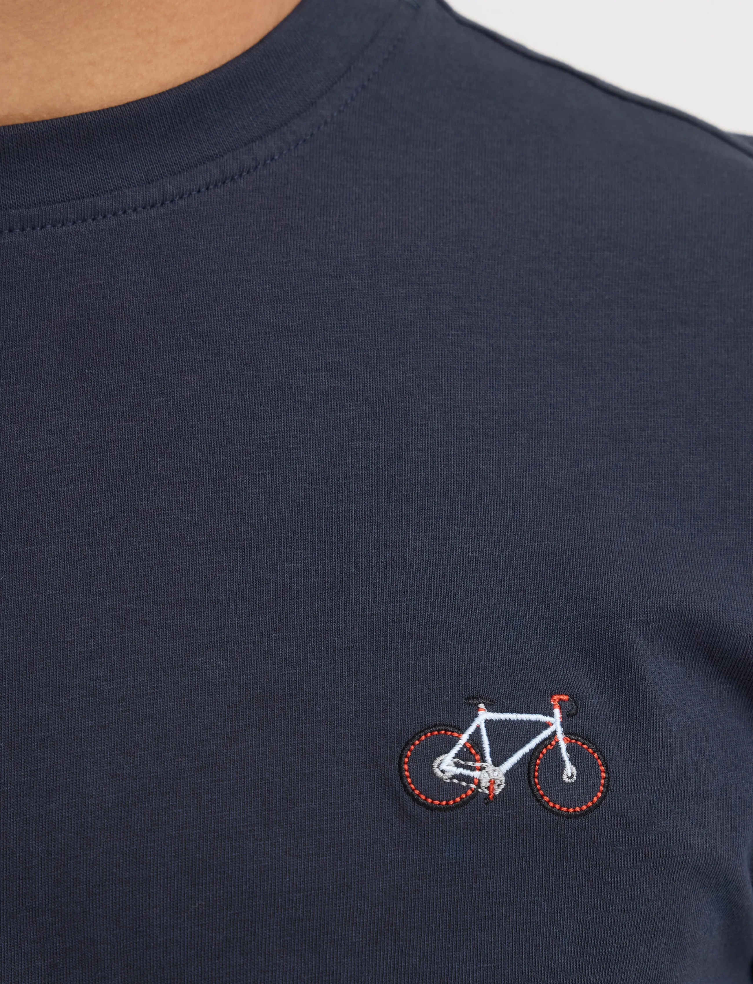 BLEND Bhkennard S/S Emb Tee t-shirts - bas herr – bild 5