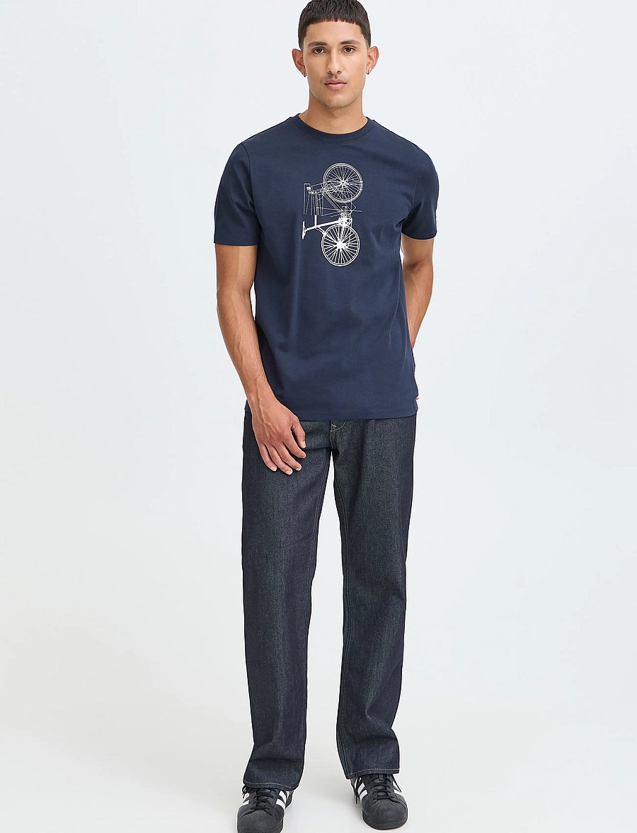 Blend - BHKEL S/S GRAPHIC TEE - lühikeste varrukatega t-särgid - salute - 0