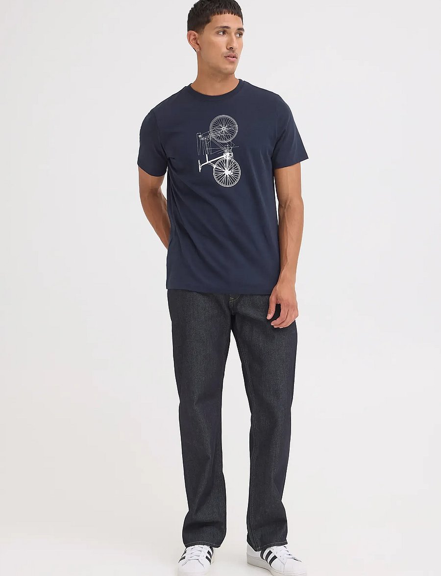 Blend - BHKEL S/S GRAPHIC TEE - short-sleeved t-shirts - salute - 0