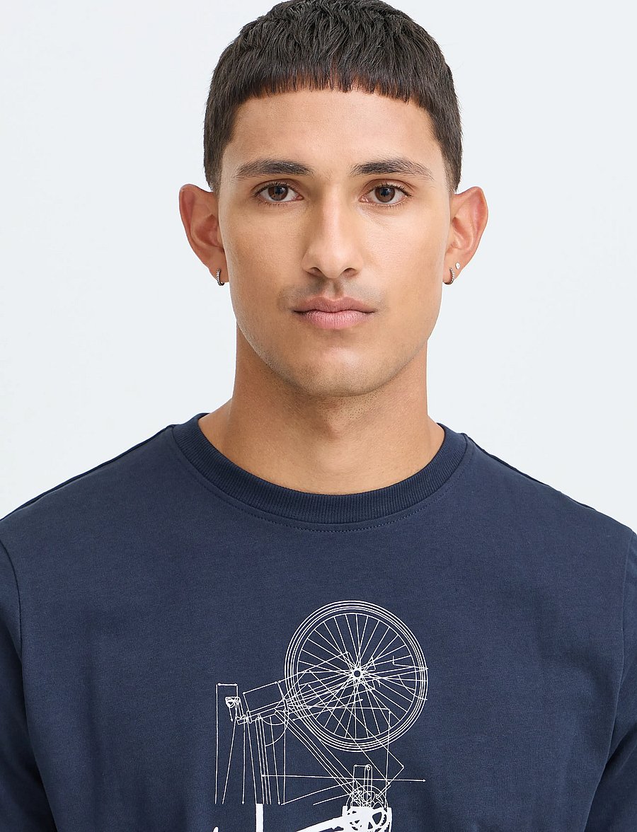 Blend - BHKEL S/S GRAPHIC TEE - lühikeste varrukatega t-särgid - salute - 4