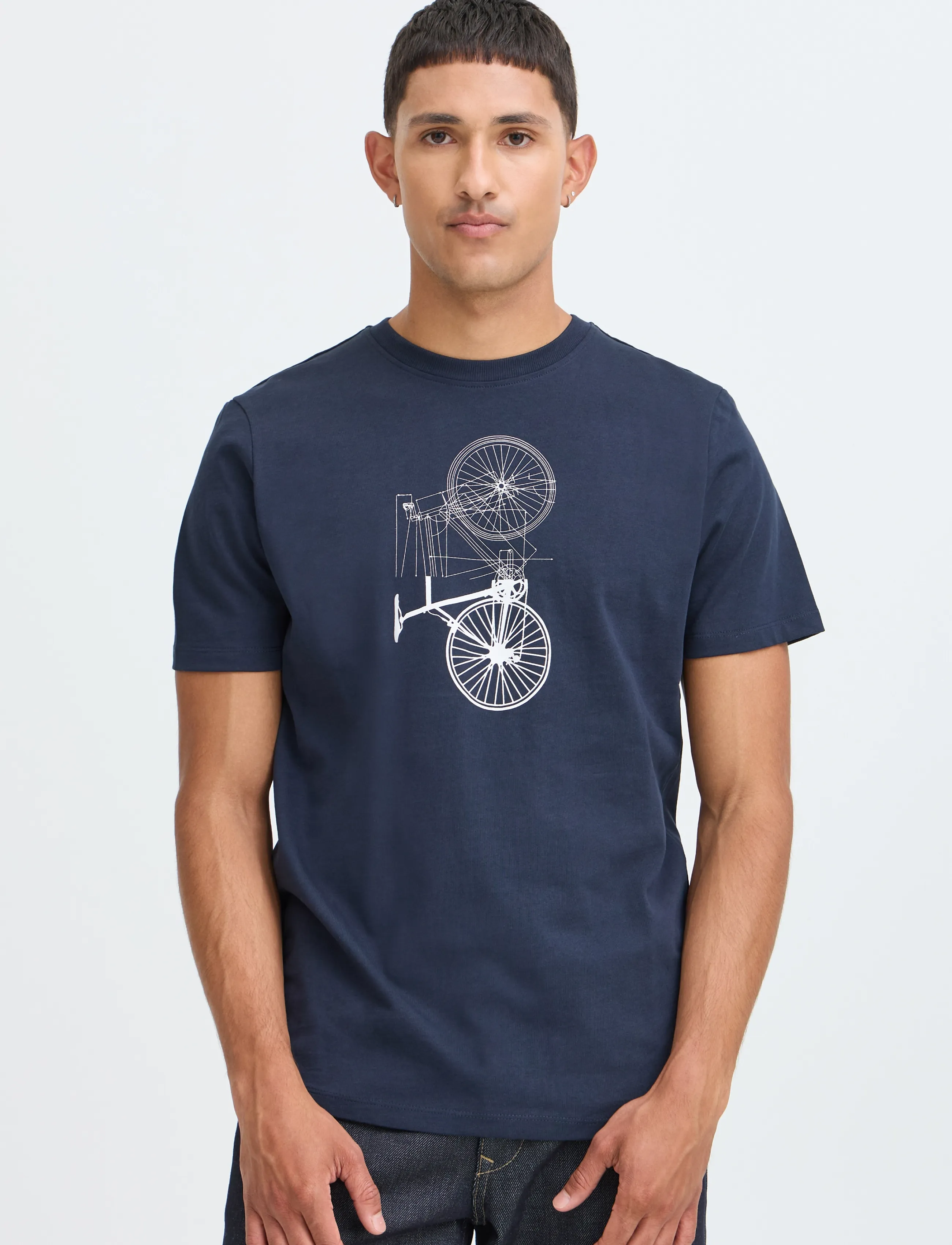 Blend - BHKEL S/S GRAPHIC TEE - kurzärmelige t-shirts - salute - 5