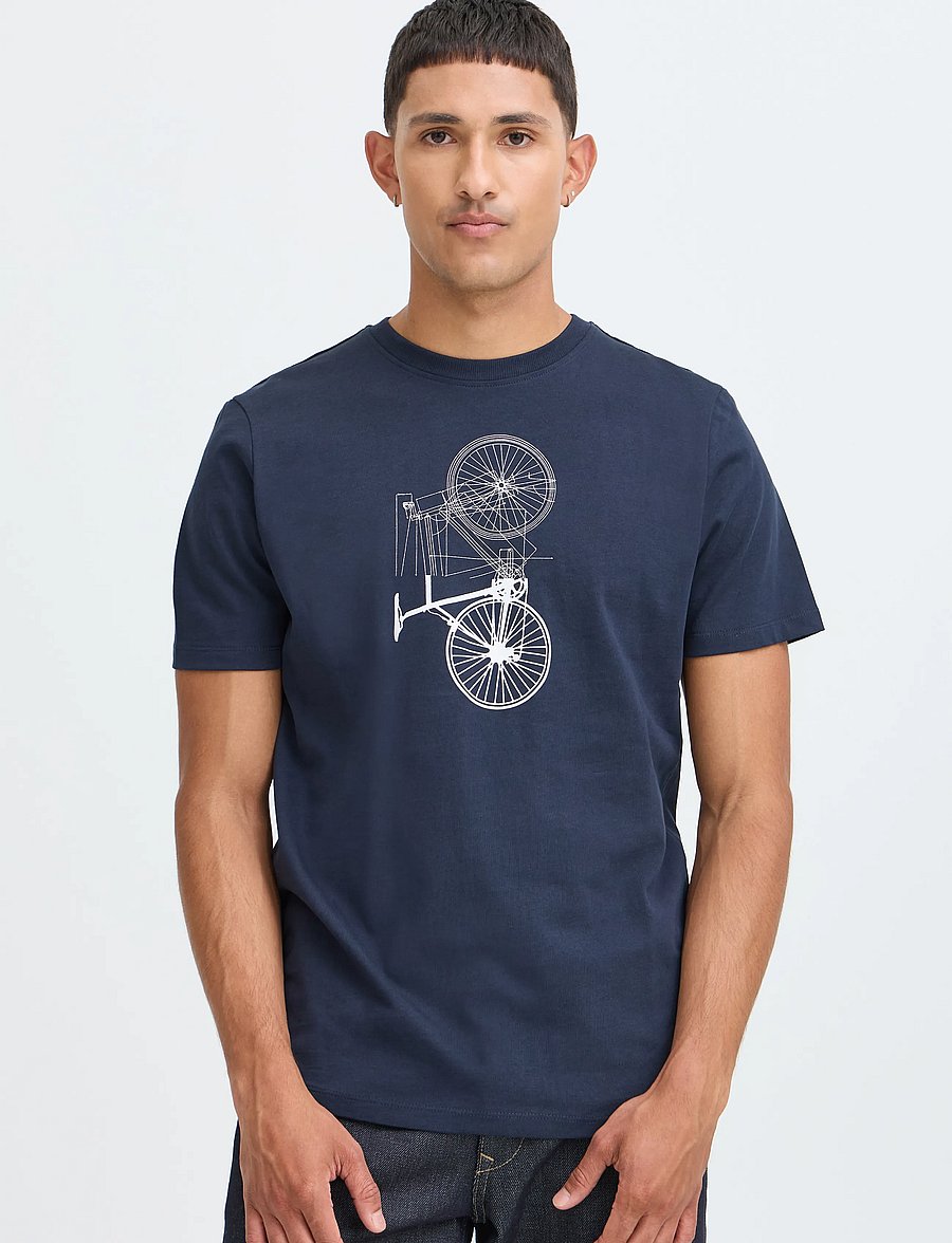 Blend - BHKEL S/S GRAPHIC TEE - lühikeste varrukatega t-särgid - salute - 5
