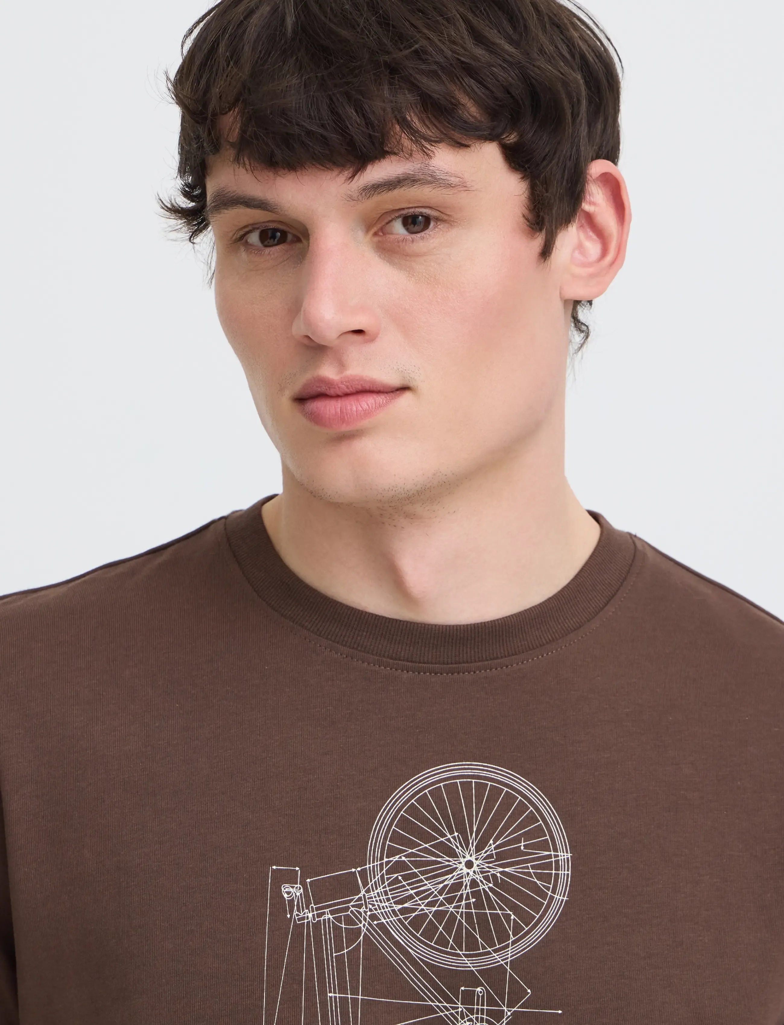 Blend - BHKEL S/S GRAPHIC TEE - turkish coffee - 4