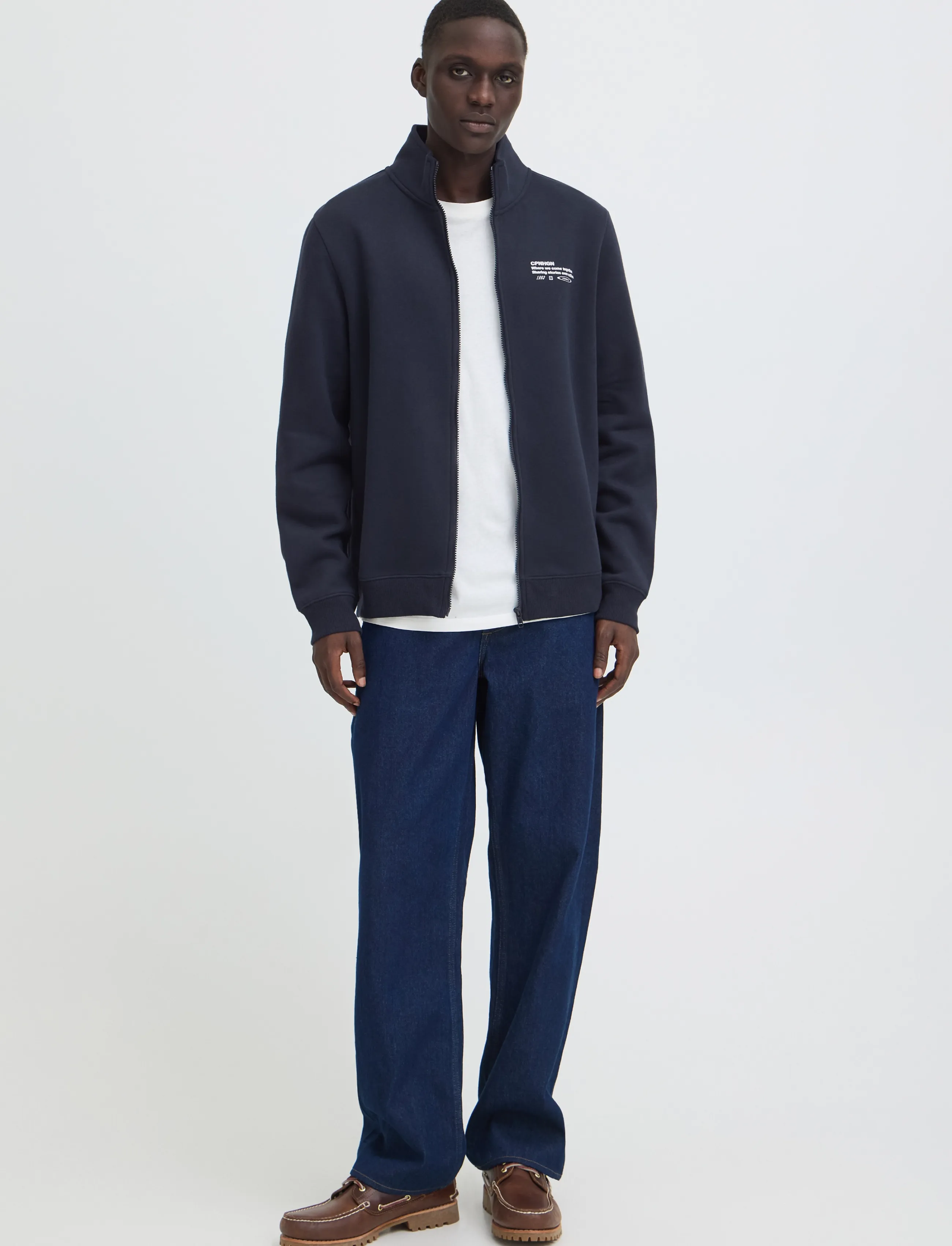 Blend BHKENJI ZP CARDIGAN - Looks for less - SALUTE / navy