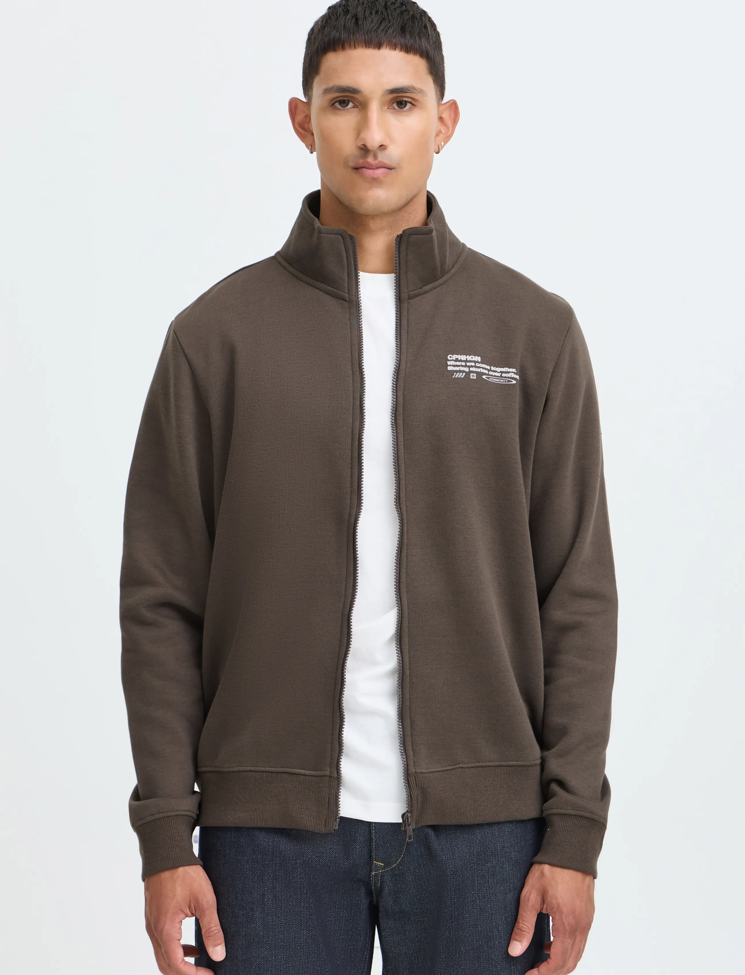 Blend - BHKENJI ZP CARDIGAN - collections - turkish coffee - 5