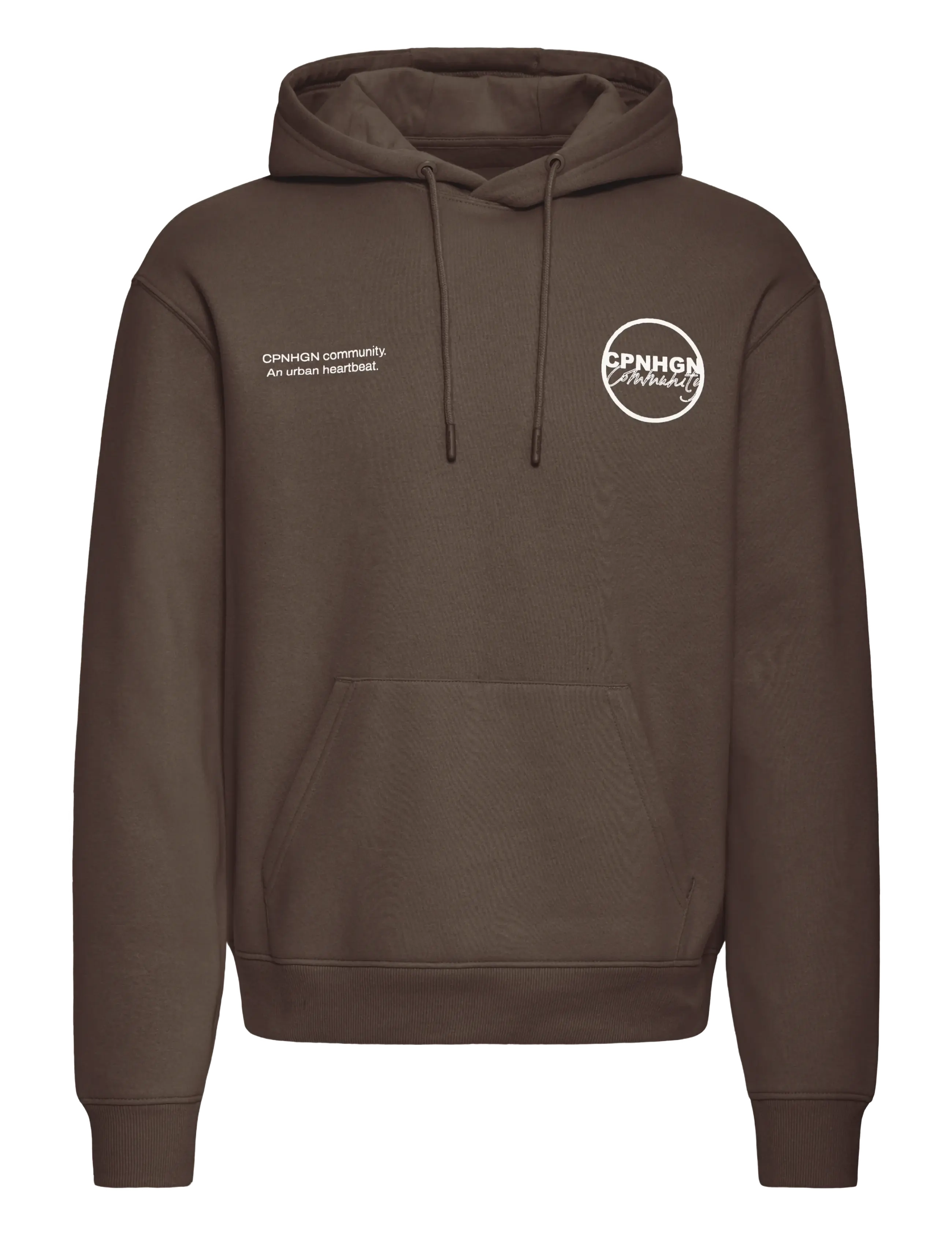 Blend - BHLOUIS GRAPHIC TXT HOOD SWEAT - turkish coffee - 1