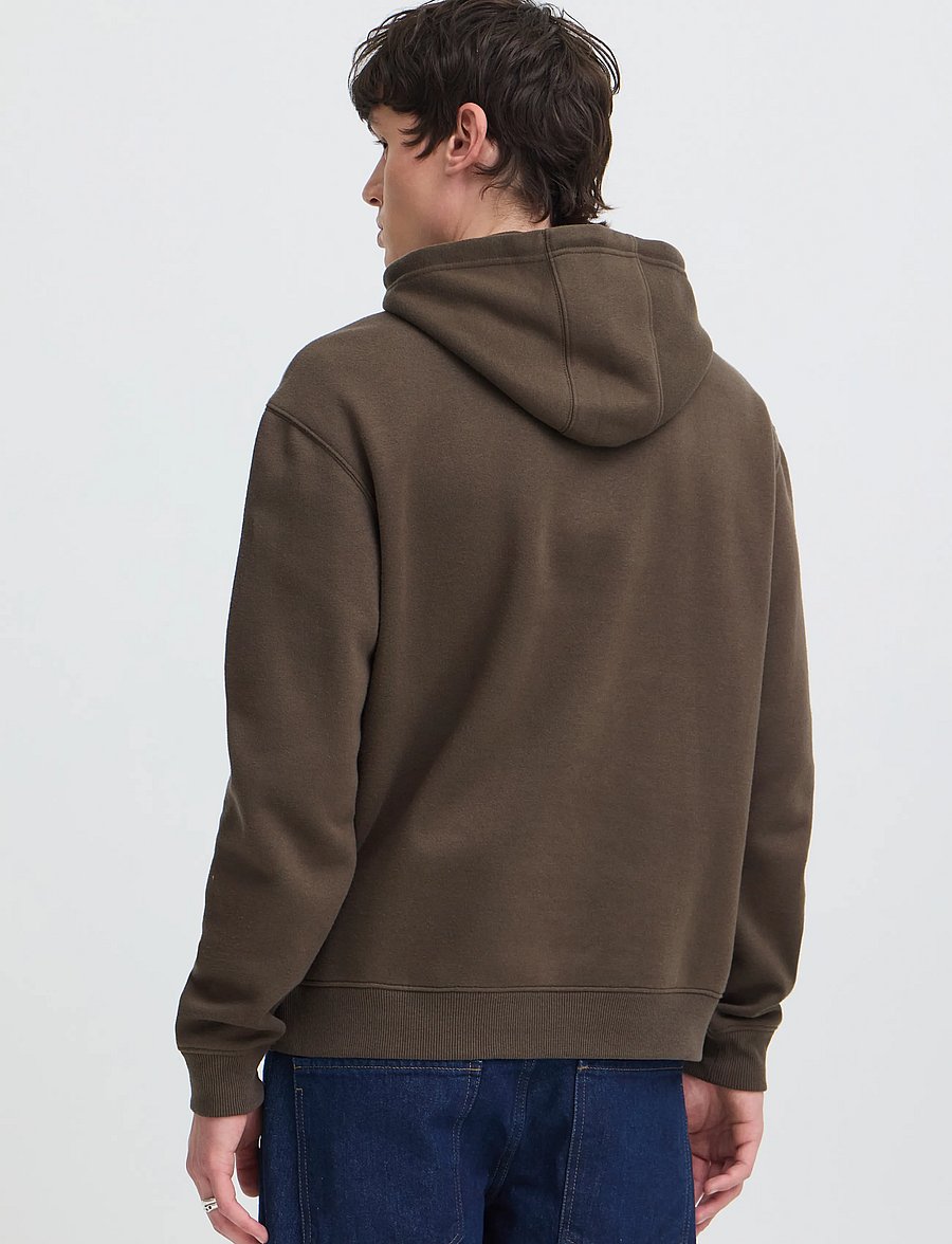 Blend - BHLOUIS GRAPHIC TXT HOOD SWEAT - turkish coffee - 3