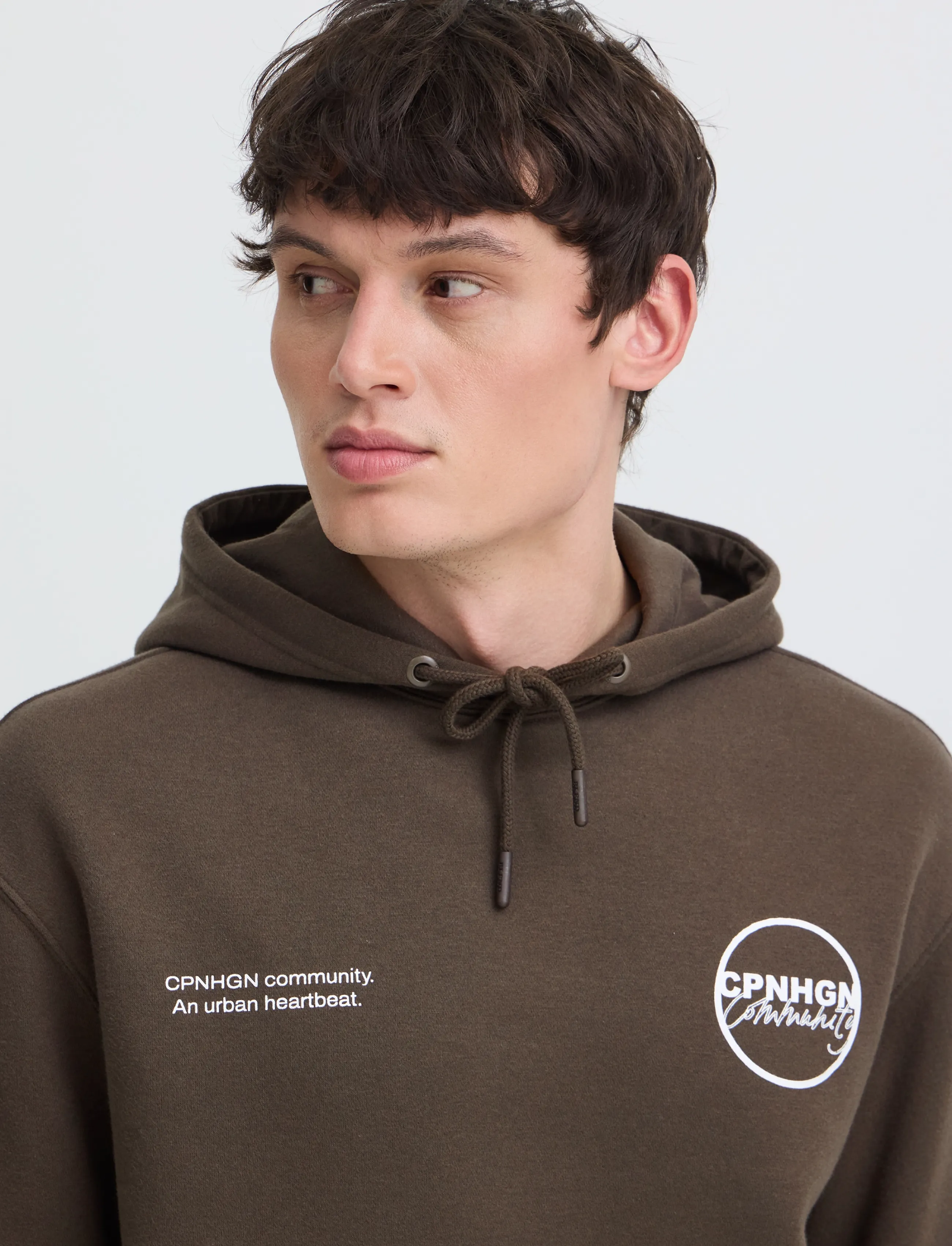 Blend - BHLOUIS GRAPHIC TXT HOOD SWEAT - turkish coffee - 4