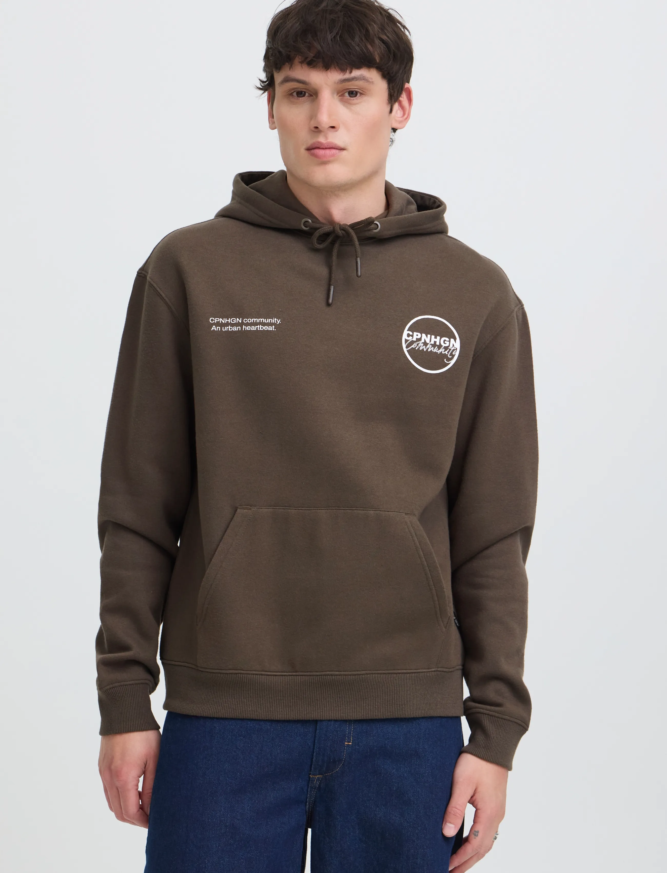 Blend - BHLOUIS GRAPHIC TXT HOOD SWEAT - turkish coffee - 5
