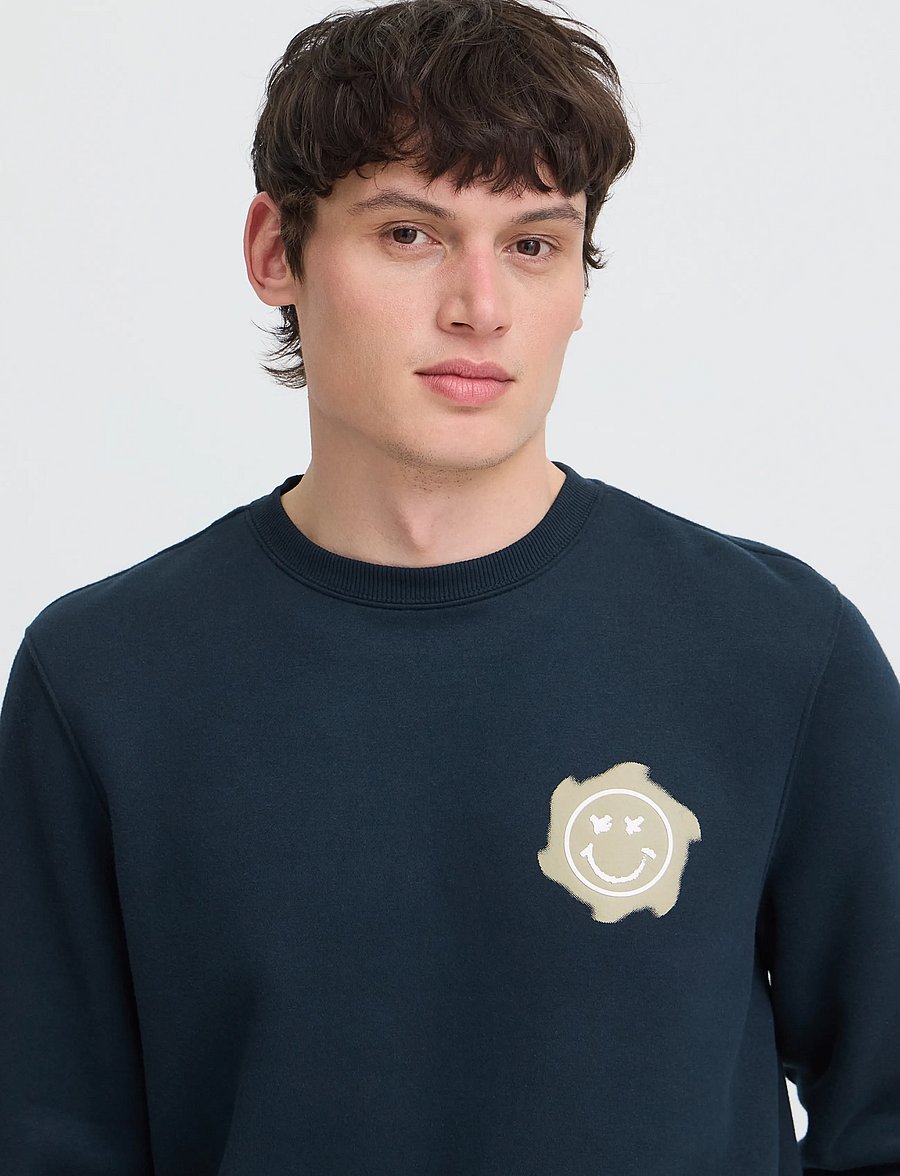 Blend - BHKEELAN GRAPHIC CREW SWEAT - salute - 4