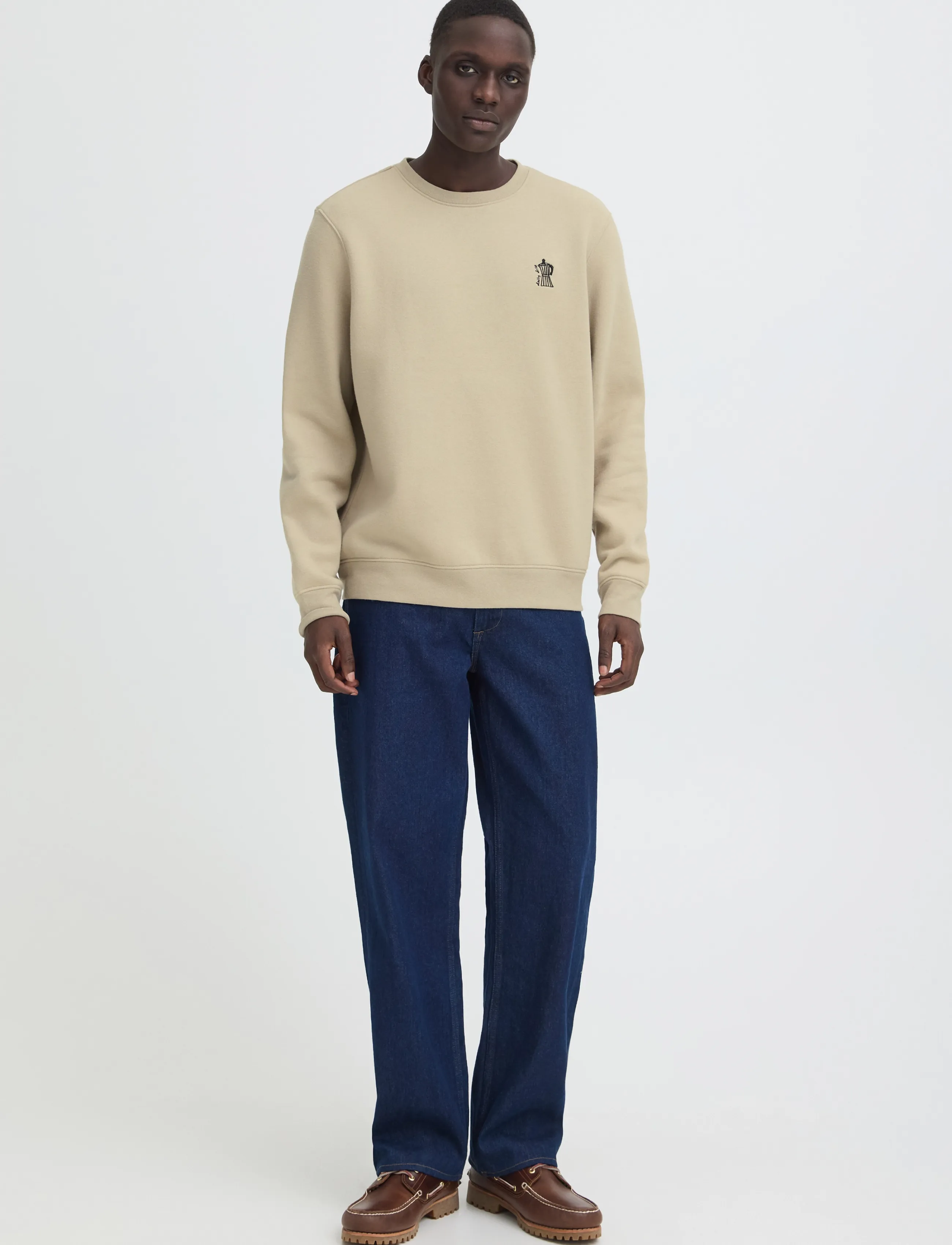Blend BHKACE CREW SWEAT - Looks for less - CROCKERY / beige