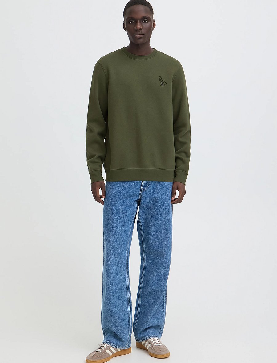 Blend - BHKACE CREW SWEAT - sweatshirts - deep depths - 0