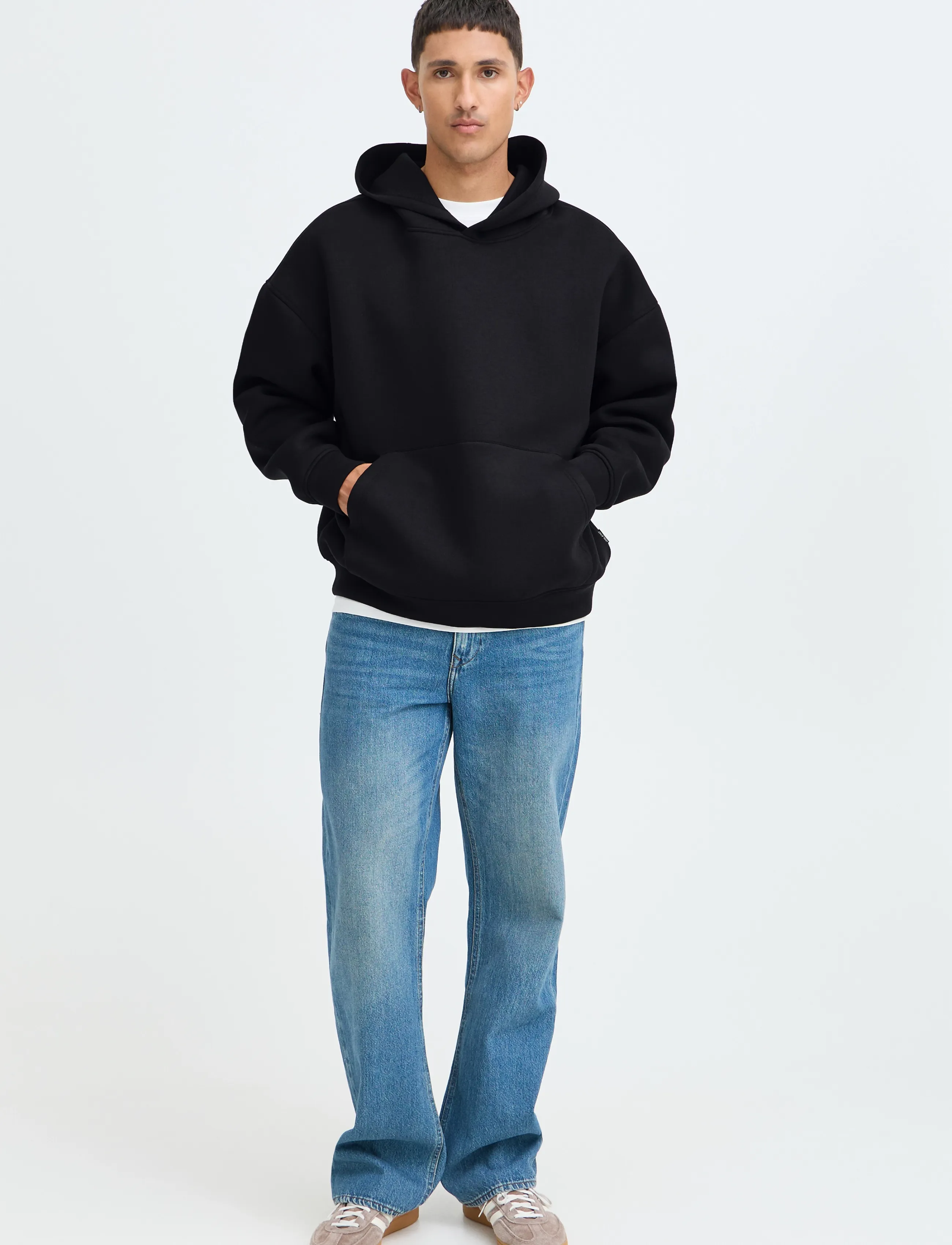 Blend BHKEIRAN SCUBA HOOD SWEAT - Sweatshirts & Hoodies - BLACK BEAUTY / black