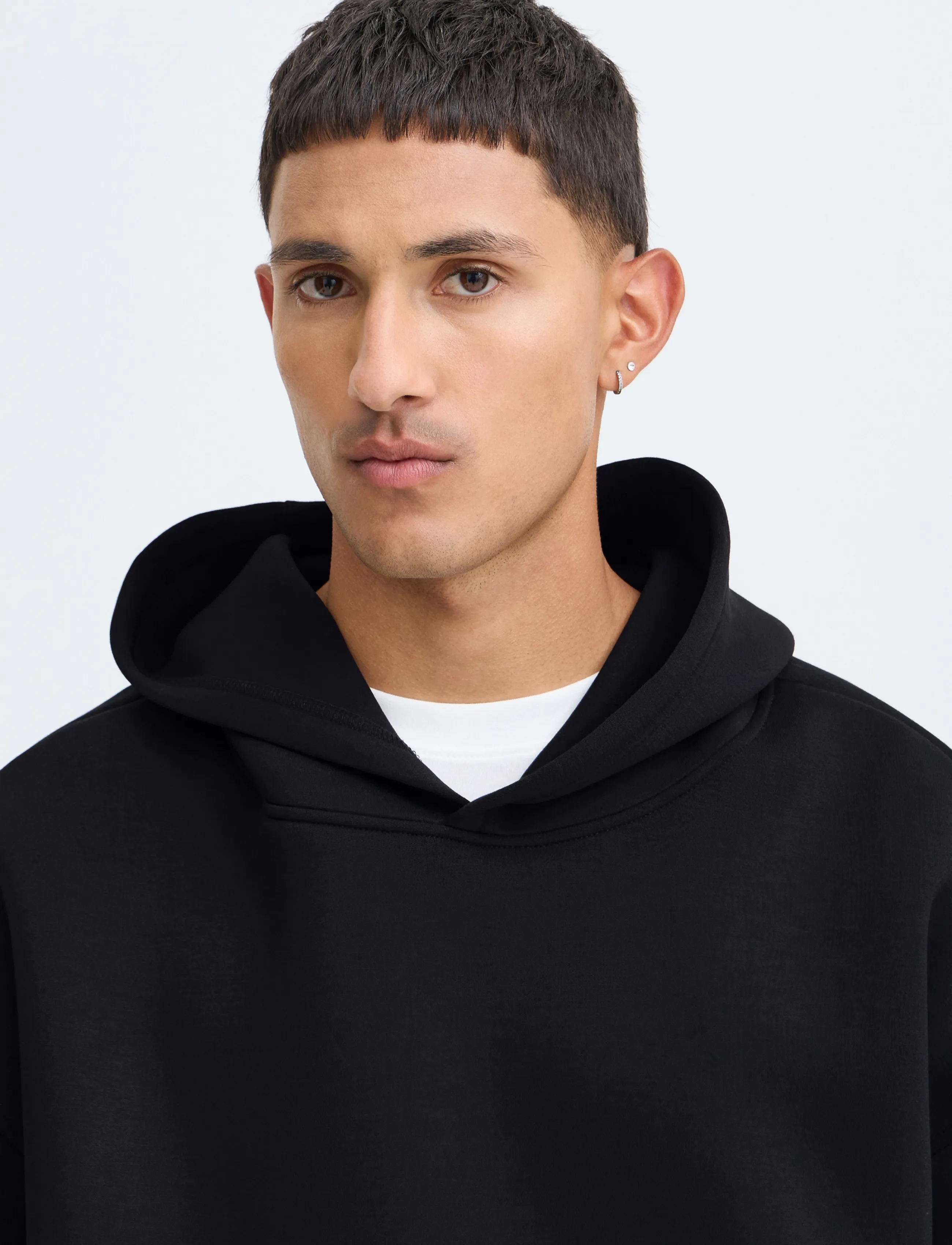 Blend - BHKEIRAN SCUBA HOOD SWEAT - kapuzenpullover - black beauty - 4