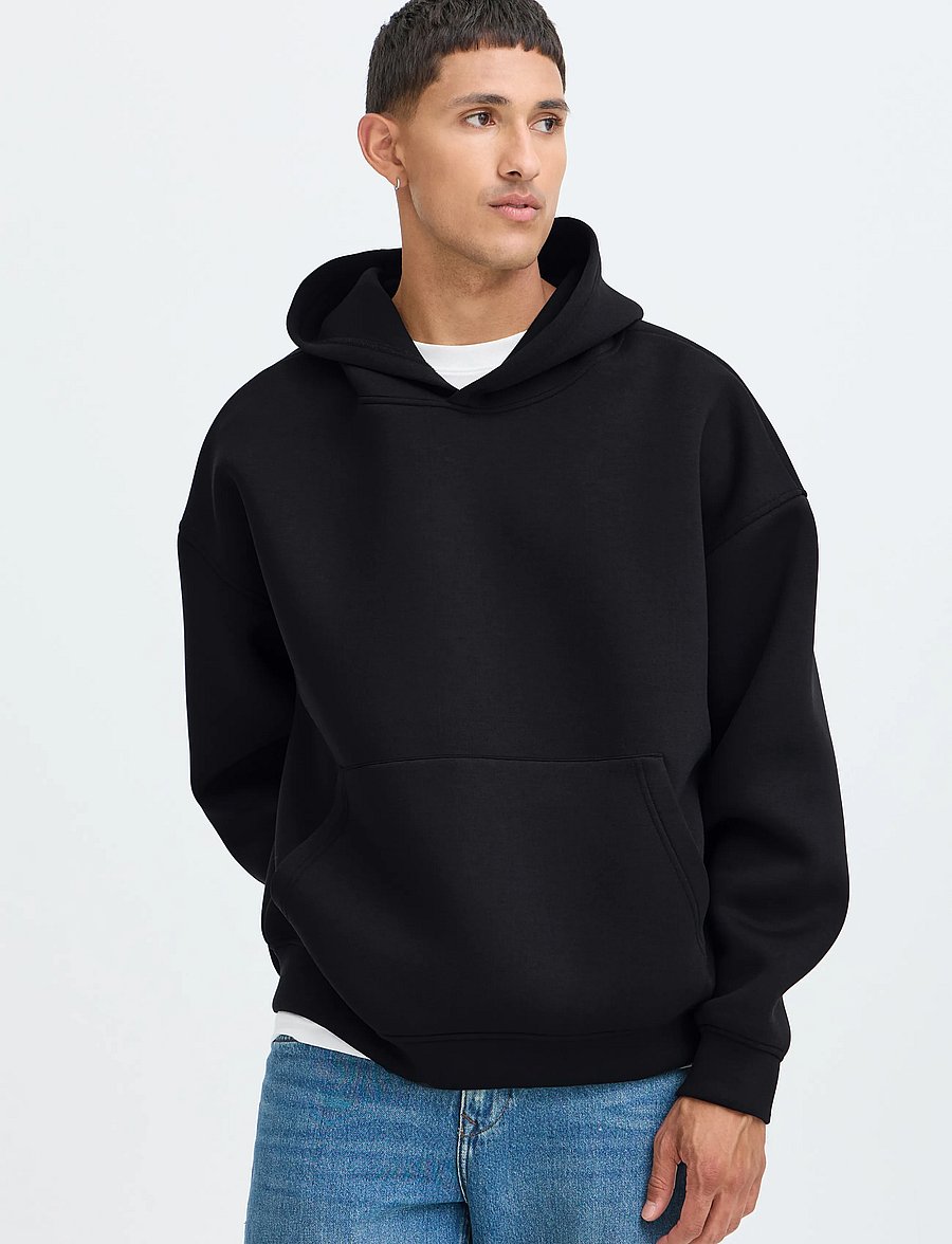 Blend - BHKEIRAN SCUBA HOOD SWEAT - kapuzenpullover - black beauty - 5