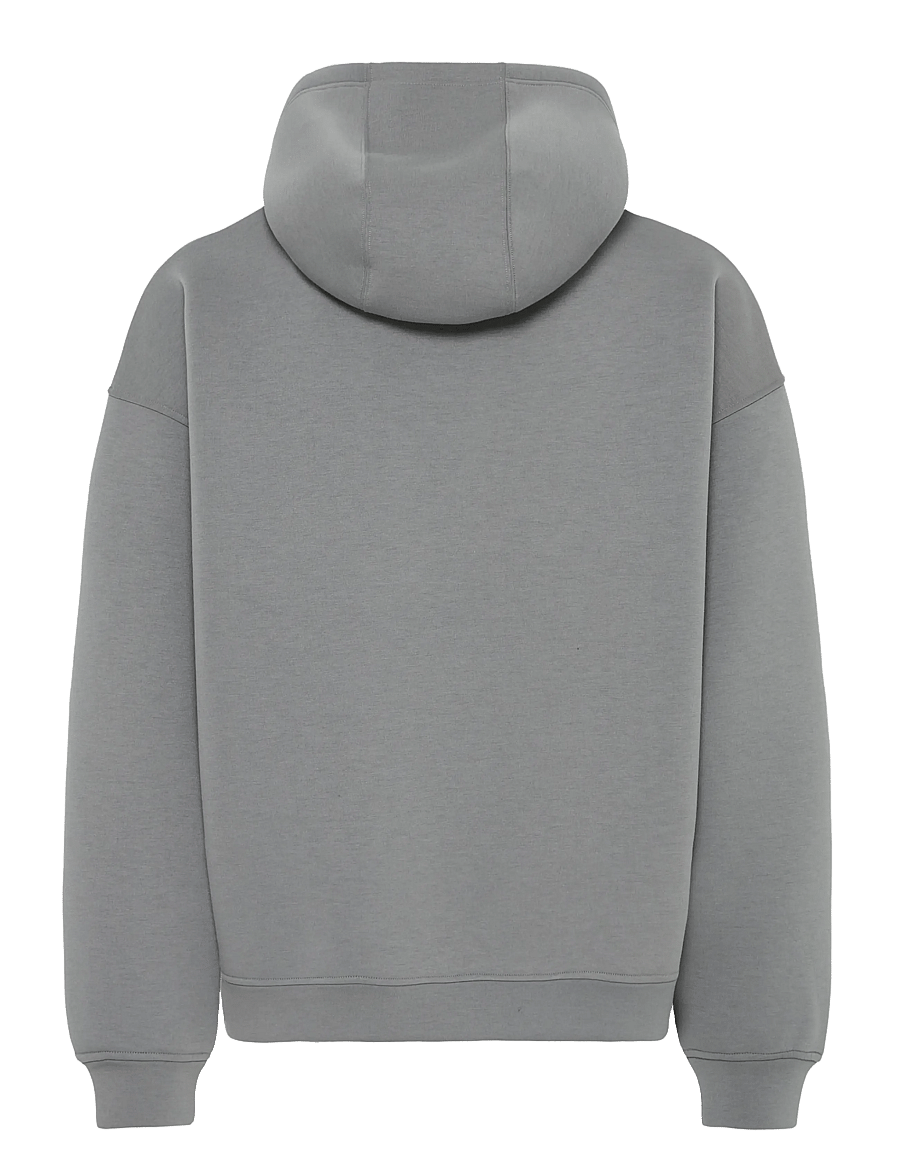 Blend - BHKEIRAN SCUBA HOOD SWEAT - hættetrøjer - gray matter - 2