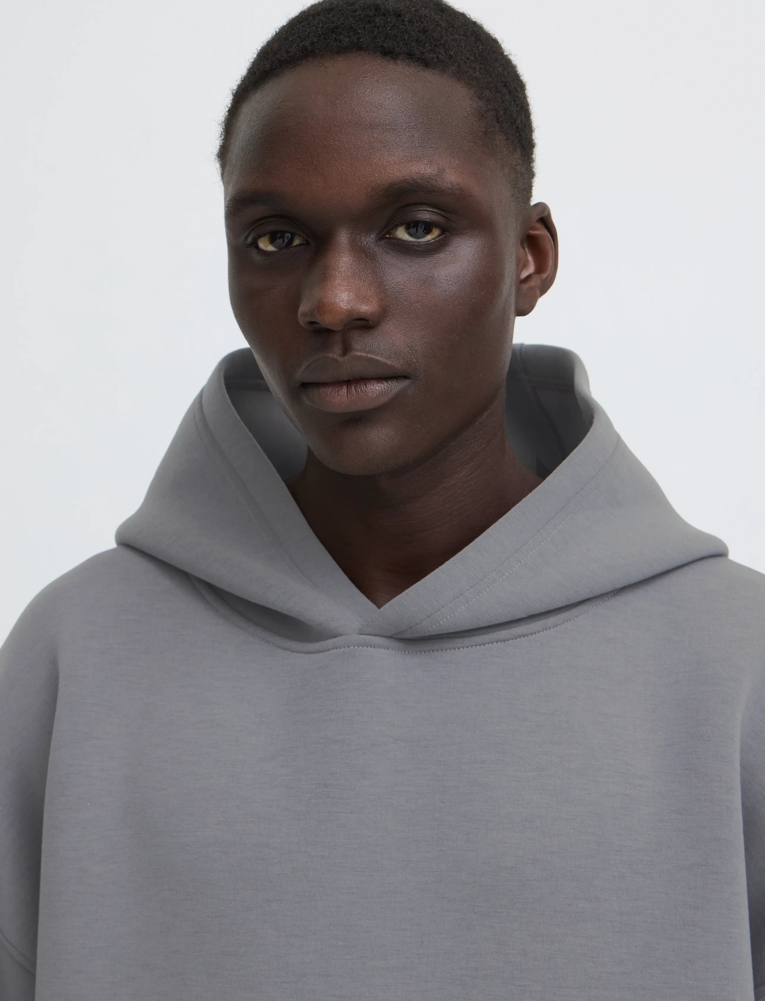 Blend - BHKEIRAN SCUBA HOOD SWEAT - hættetrøjer - gray matter - 4