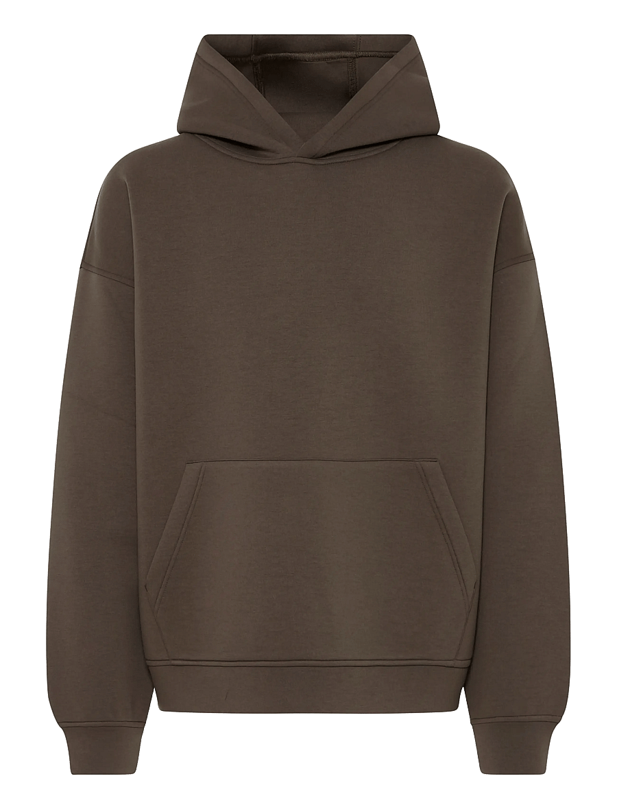 Blend - BHKEIRAN SCUBA HOOD SWEAT - turkish coffee - 1