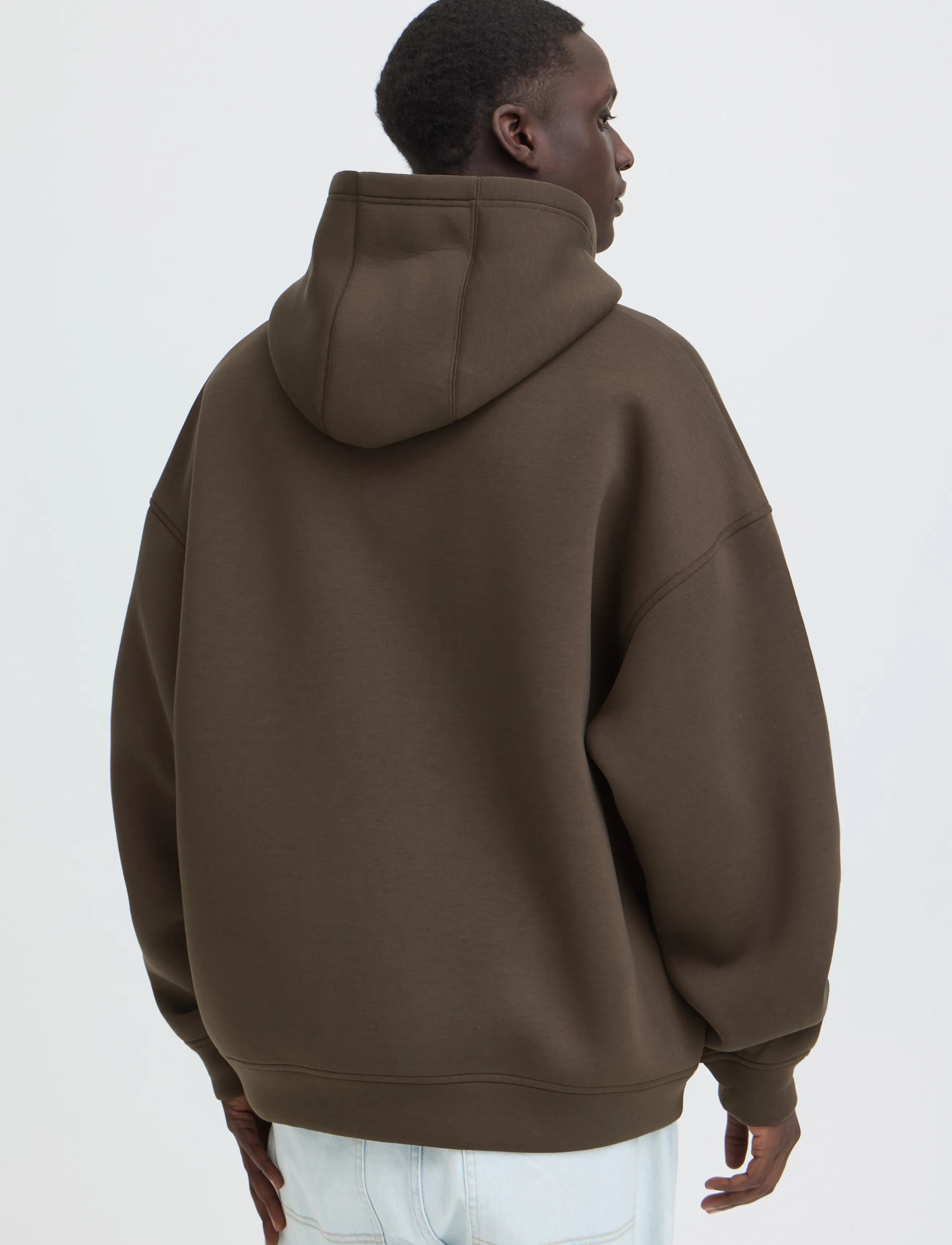 Blend - BHKEIRAN SCUBA HOOD SWEAT - turkish coffee - 3