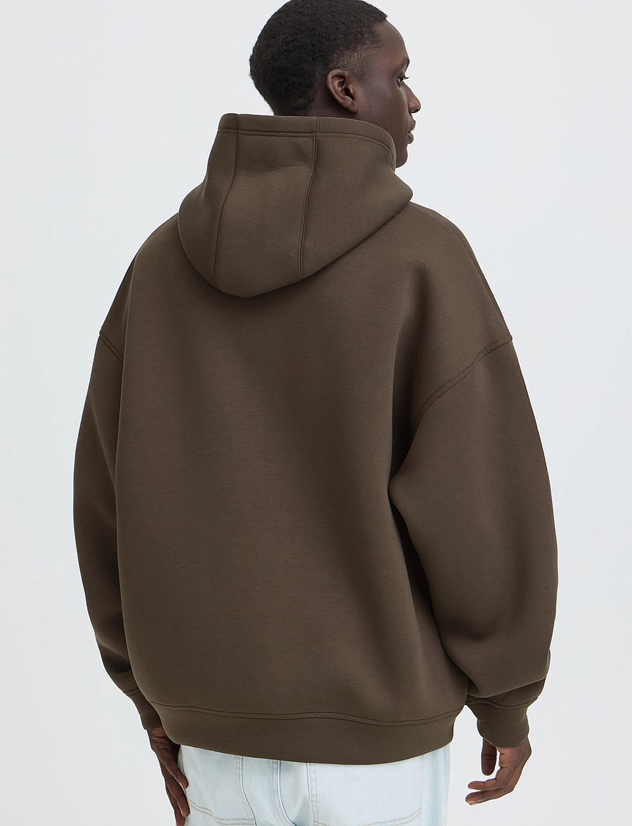 Blend - BHKEIRAN SCUBA HOOD SWEAT - turkish coffee - 3