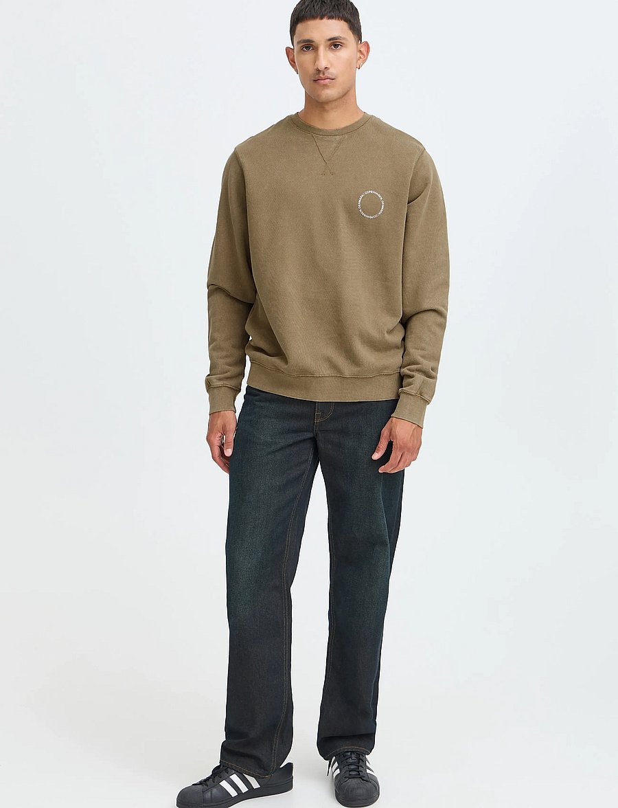 Blend - BHKHARI WASH CREW SWEAT - kollektioner - kangaroo - 0