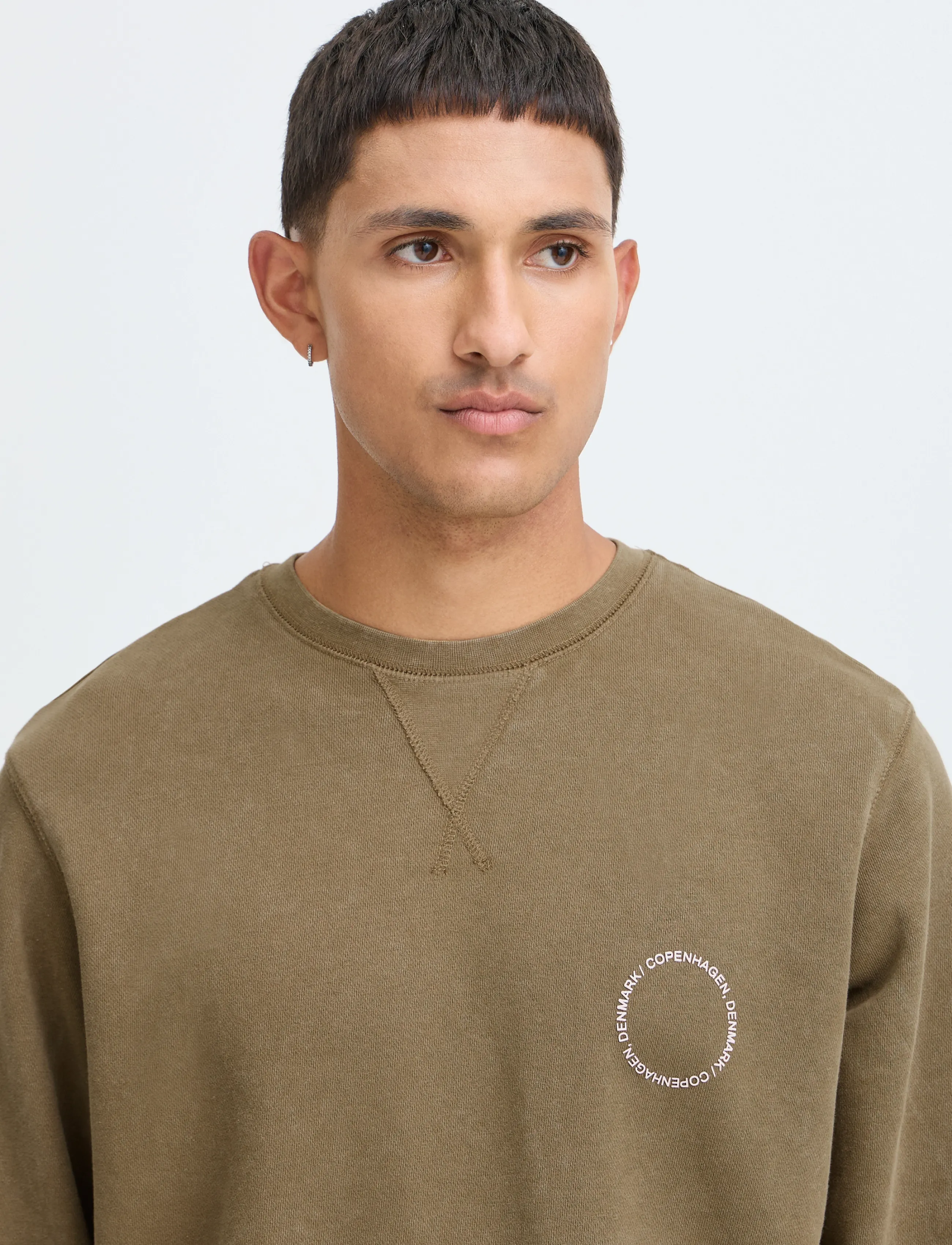 Blend - BHKHARI WASH CREW SWEAT - kollektioner - kangaroo - 4