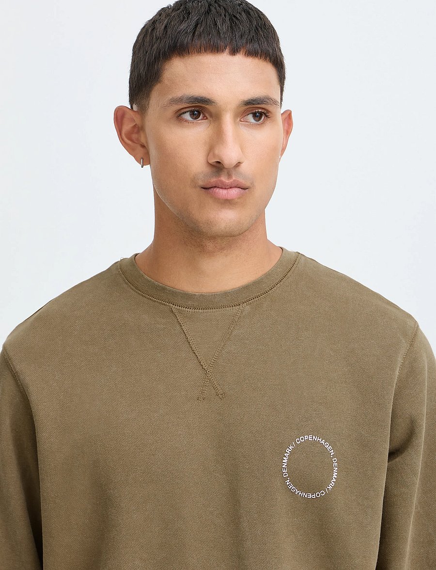 Blend - BHKHARI WASH CREW SWEAT - kollektioner - kangaroo - 4