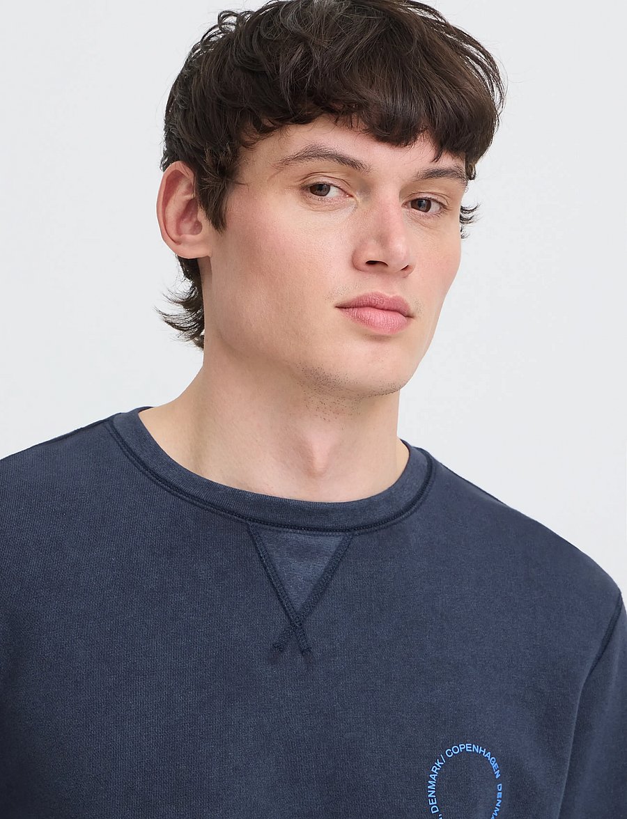 Blend - BHKHARI WASH CREW SWEAT - kollektioner - salute - 4