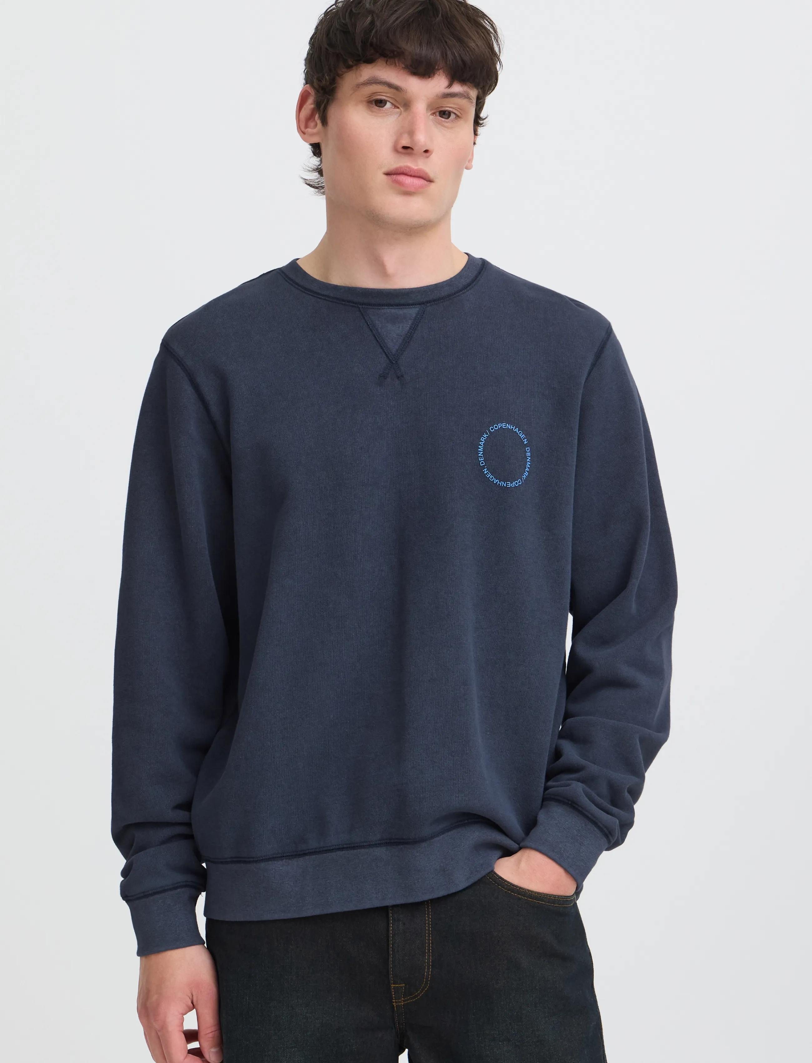 Blend - BHKHARI WASH CREW SWEAT - kollektioner - salute - 5